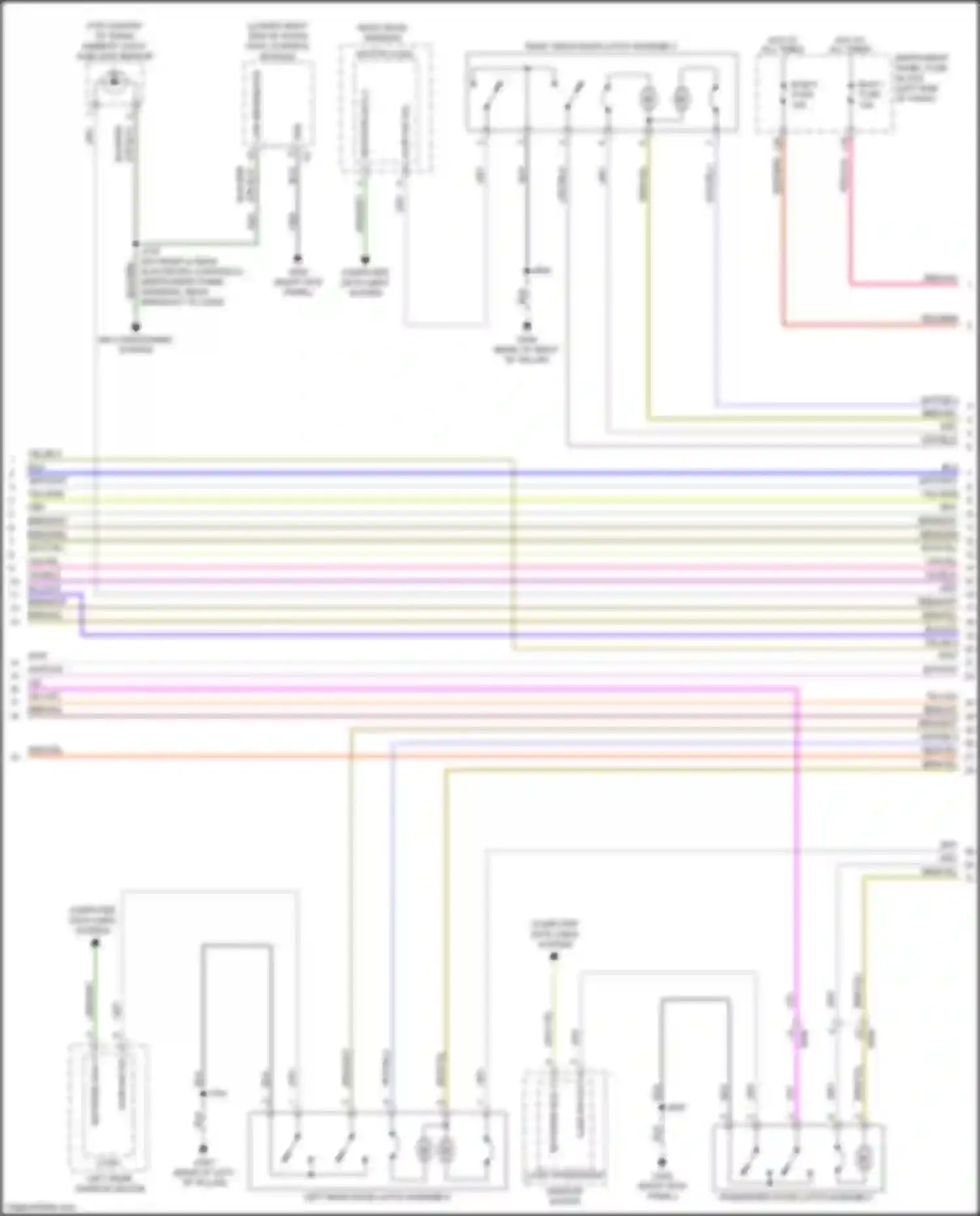 CTS-V Cadillac III (2013-2019): Forced entry circuit (4 of 5)