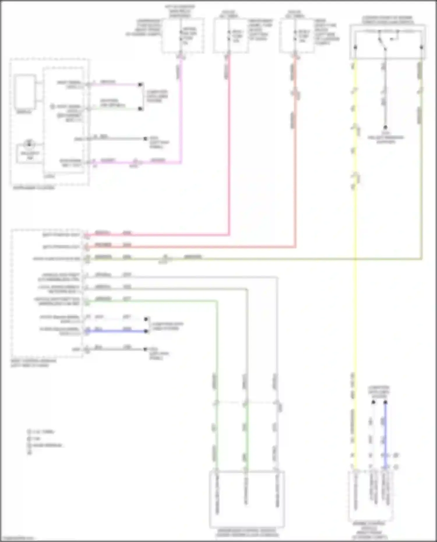 CTS-V Cadillac III (2013-2019): Pass-key circuit