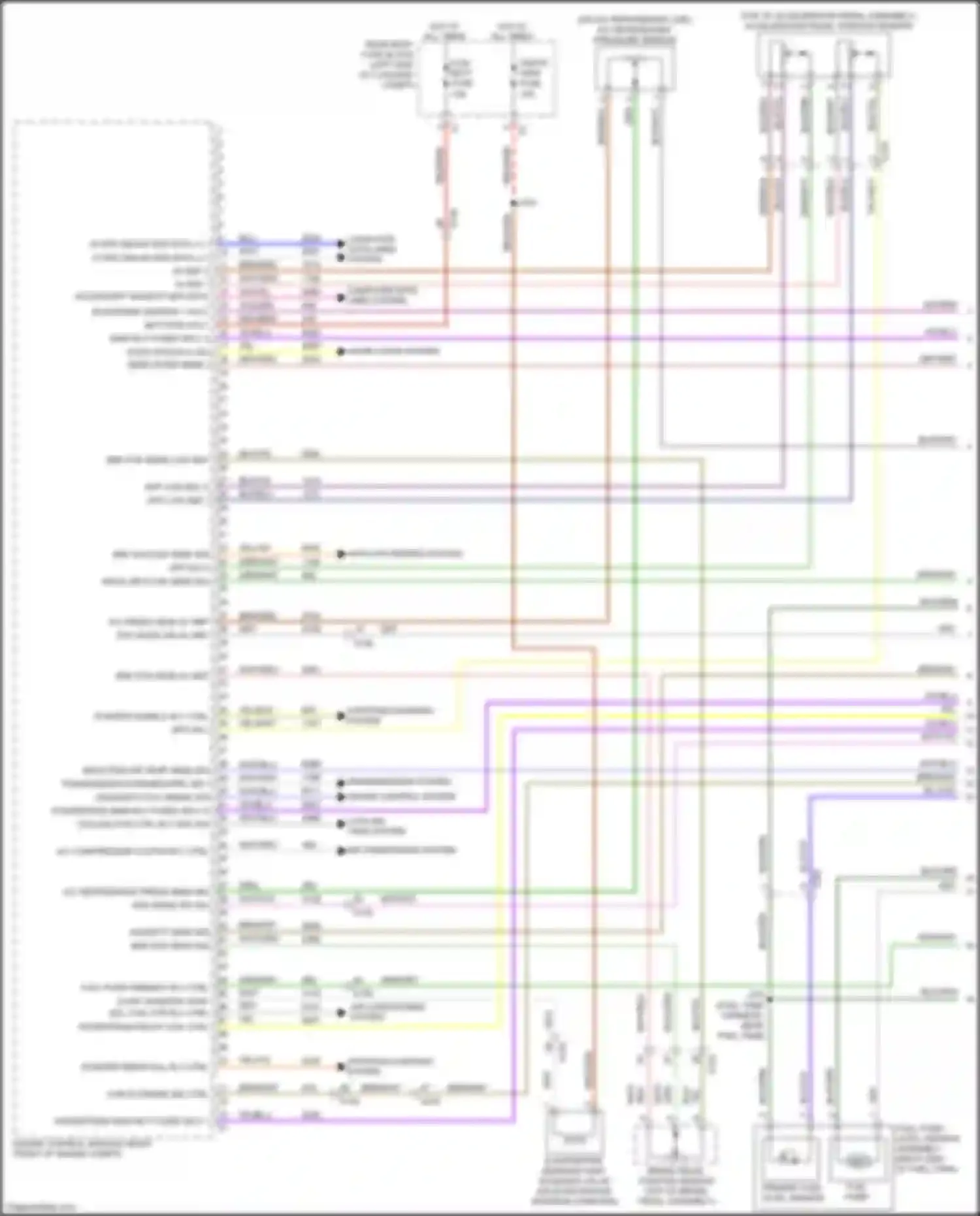 CTS-V Cadillac III (2013-2019): Wiring diagram engine performance 2.0l vin x (1 of 7)