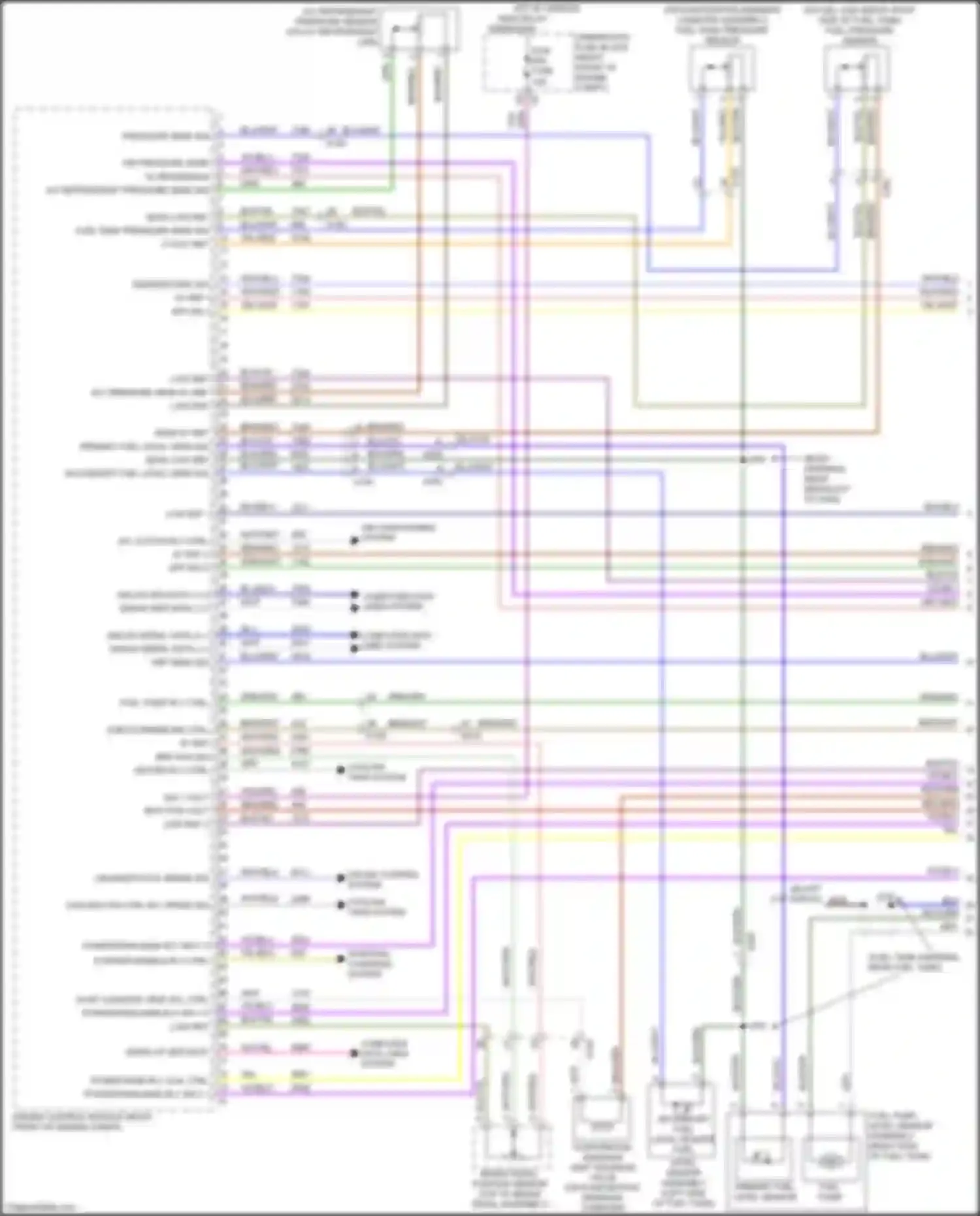 CTS-V Cadillac III (2013-2019): Wiring diagram engine performance 3.6l vin 8 (1 of 8)