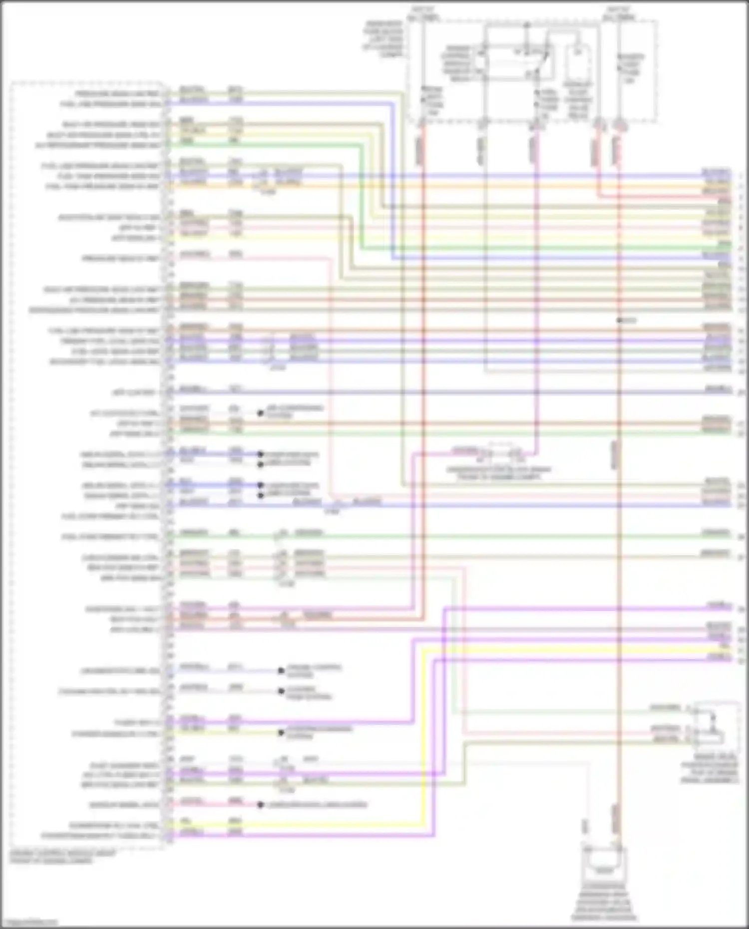 CTS-V Cadillac III (2013-2019): Wiring diagram engine performance 6.2l vin 6 (1 of 8)