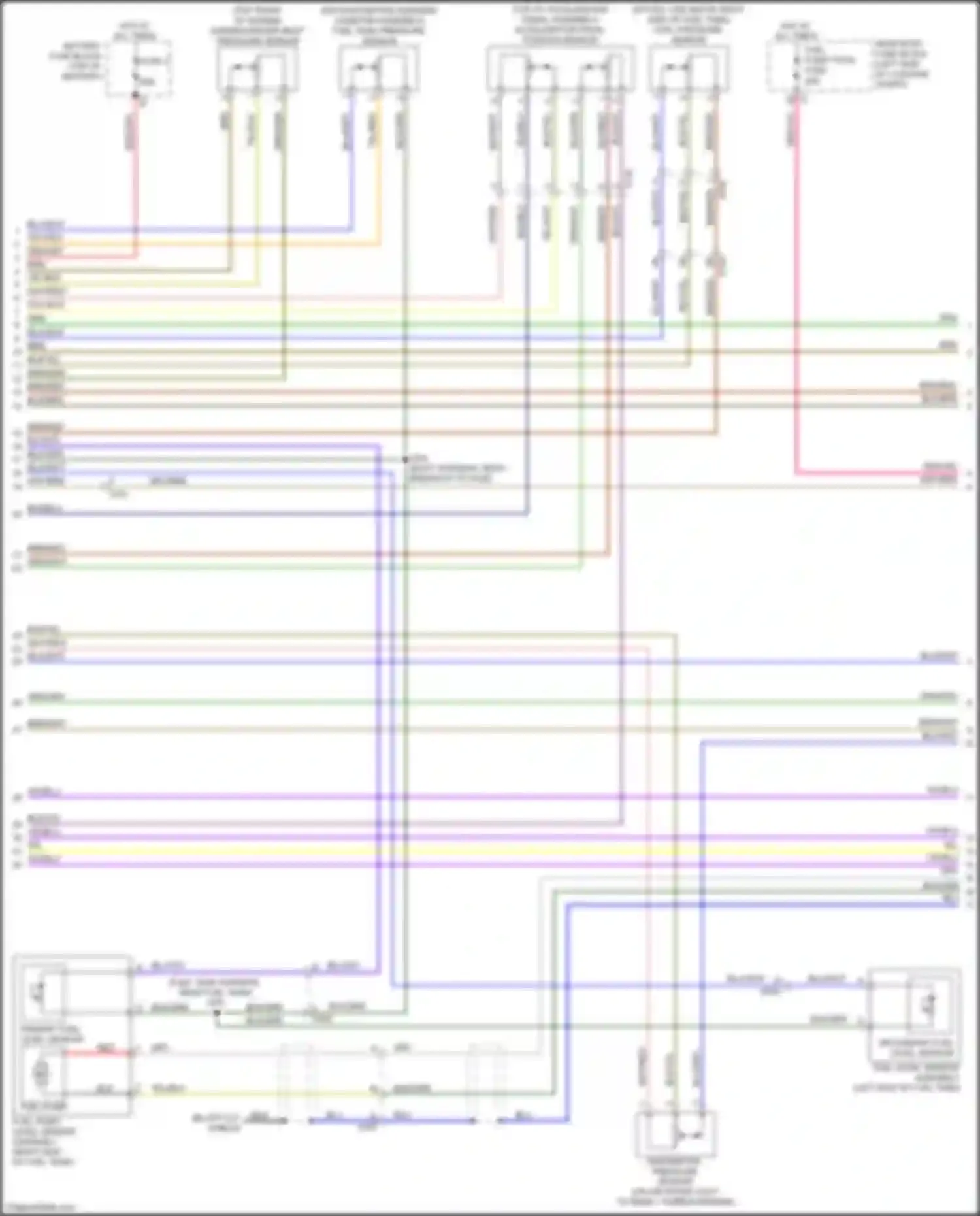 CTS-V Cadillac III (2013-2019): Wiring diagram engine performance 6.2l vin 6 (2 of 8)