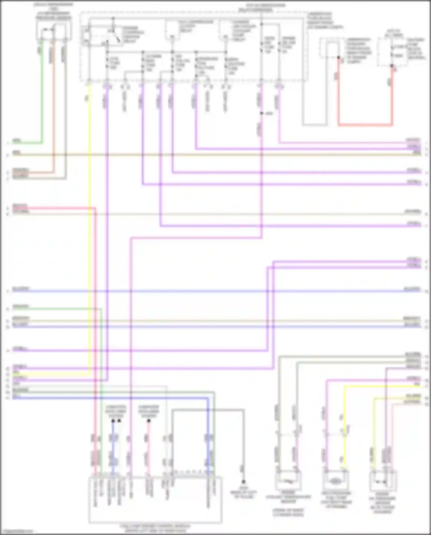 CTS-V Cadillac III (2013-2019): Wiring diagram engine performance 6.2l vin 6 (3 of 8)
