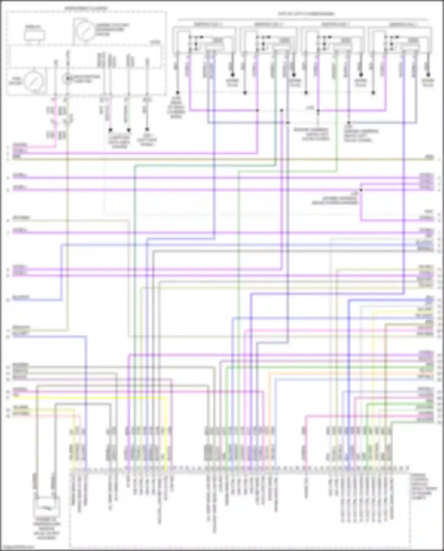 CTS-V Cadillac III (2013-2019): Wiring diagram engine performance 6.2l vin 6 (4 of 8)