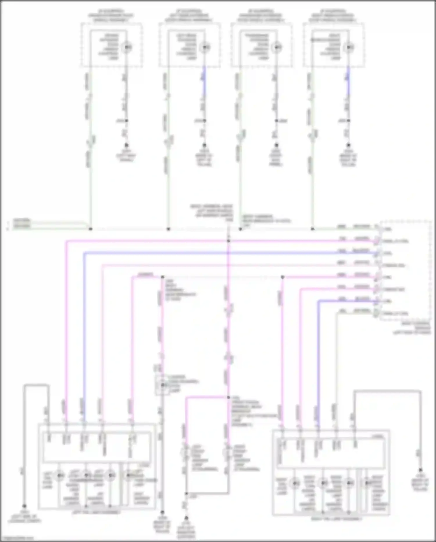 CTS-V Cadillac III (2013-2019): Exterior lamps circuit (3 of 3)
