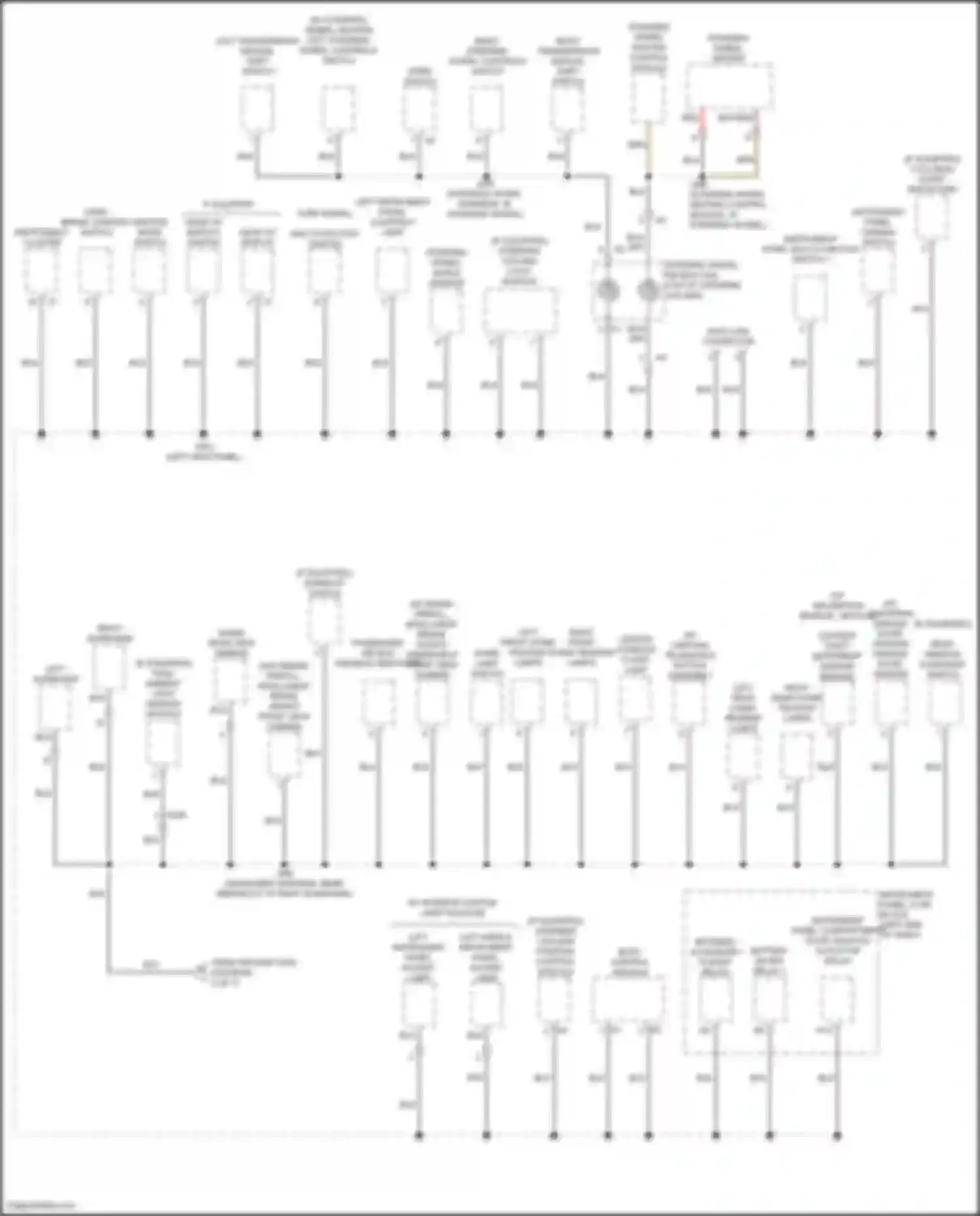 CTS-V Cadillac III (2013-2019): Ground distribution circuit (2 of 7)