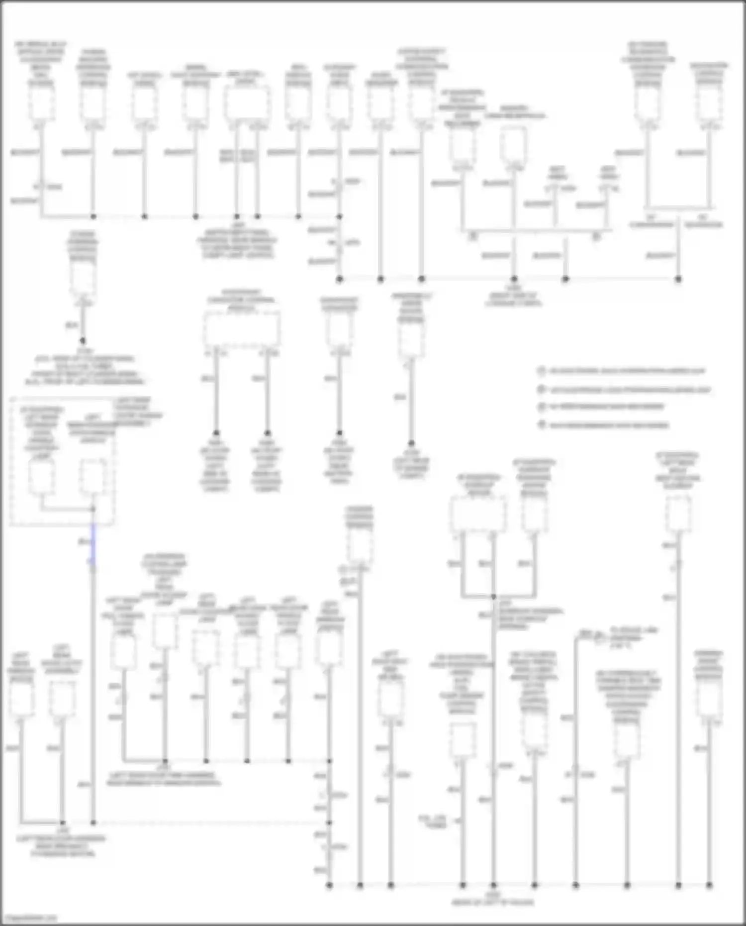 CTS-V Cadillac III (2013-2019): Ground distribution circuit (4 of 7)