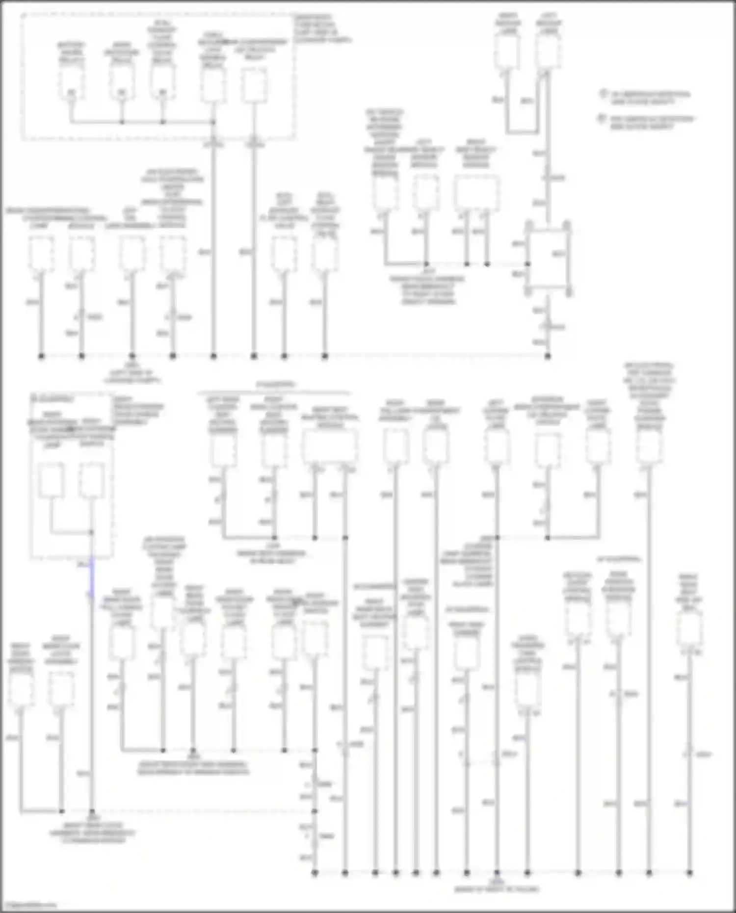 CTS-V Cadillac III (2013-2019): Ground distribution circuit (5 of 7)