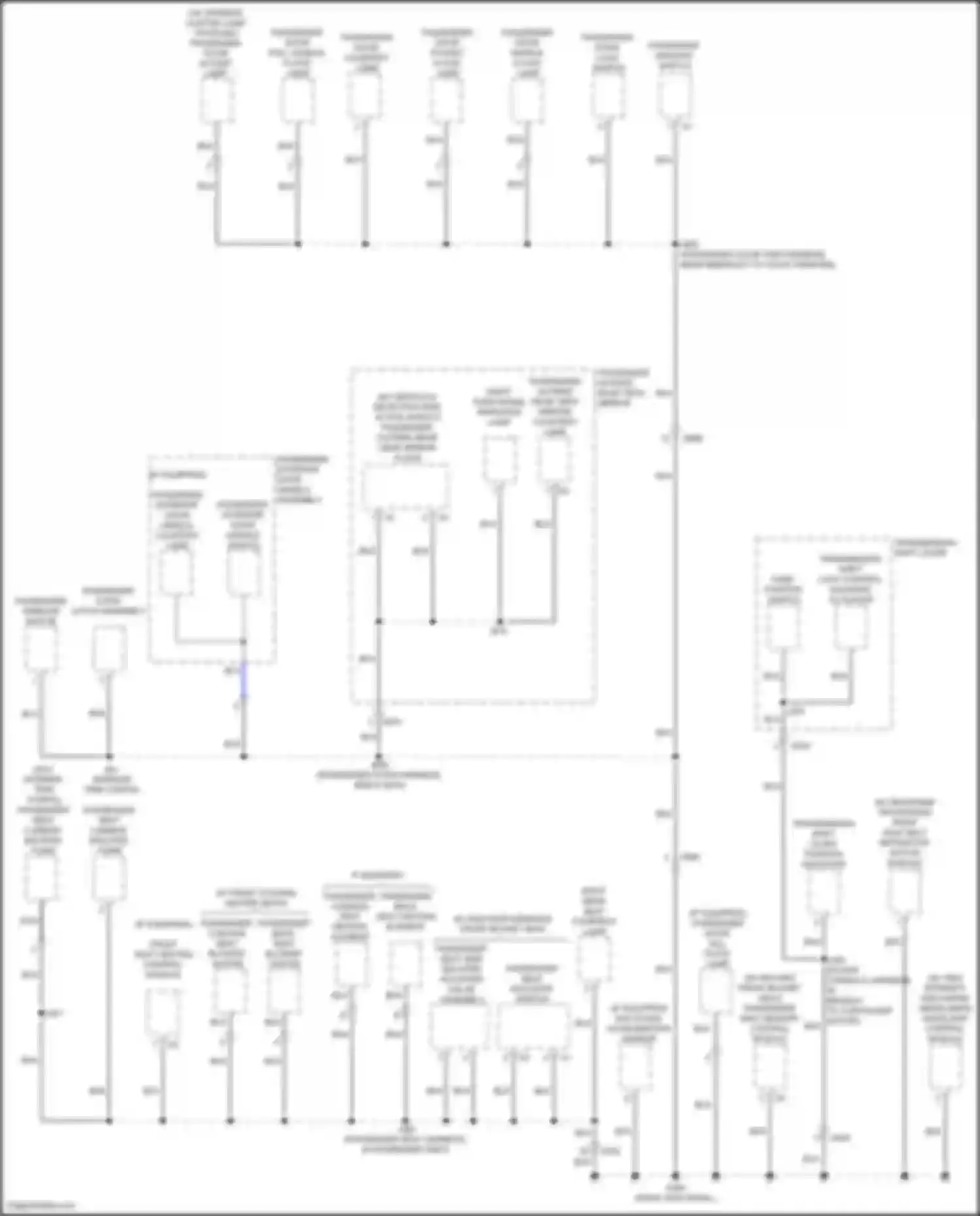 CTS-V Cadillac III (2013-2019): Ground distribution circuit (6 of 7)