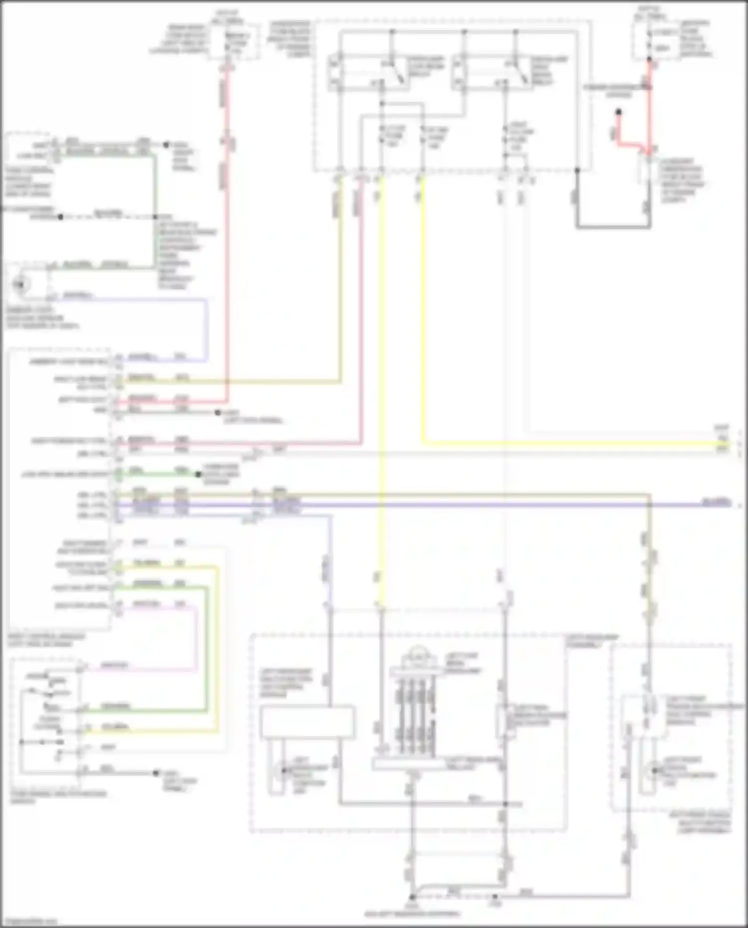 CTS-V Cadillac III (2013-2019): Headlamps circuit, w/ high intensity discharge (1 of 2)