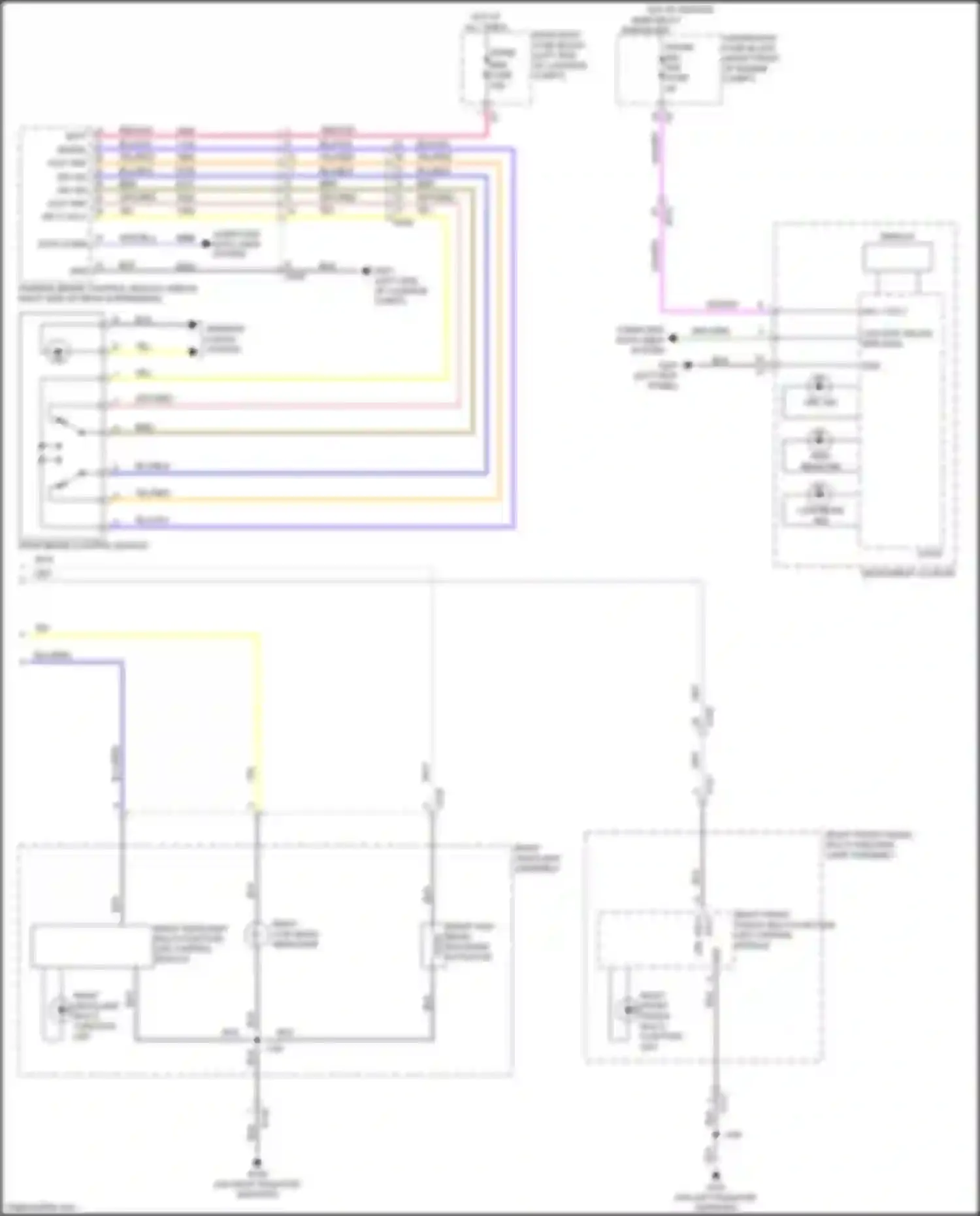 CTS-V Cadillac III (2013-2019): Headlamps circuit, w/o high intensity discharge (2 of 2)