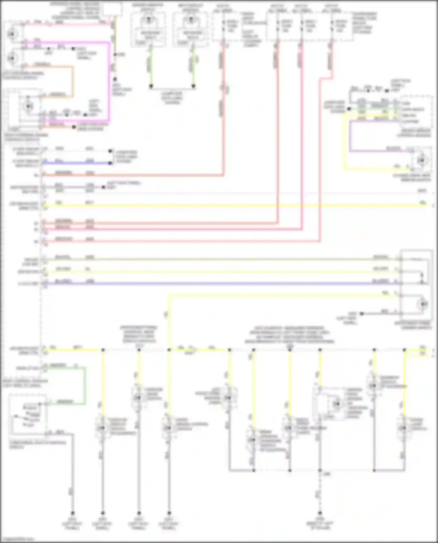 CTS-V Cadillac III (2013-2019): Instrument illumination circuit (1 of 2)