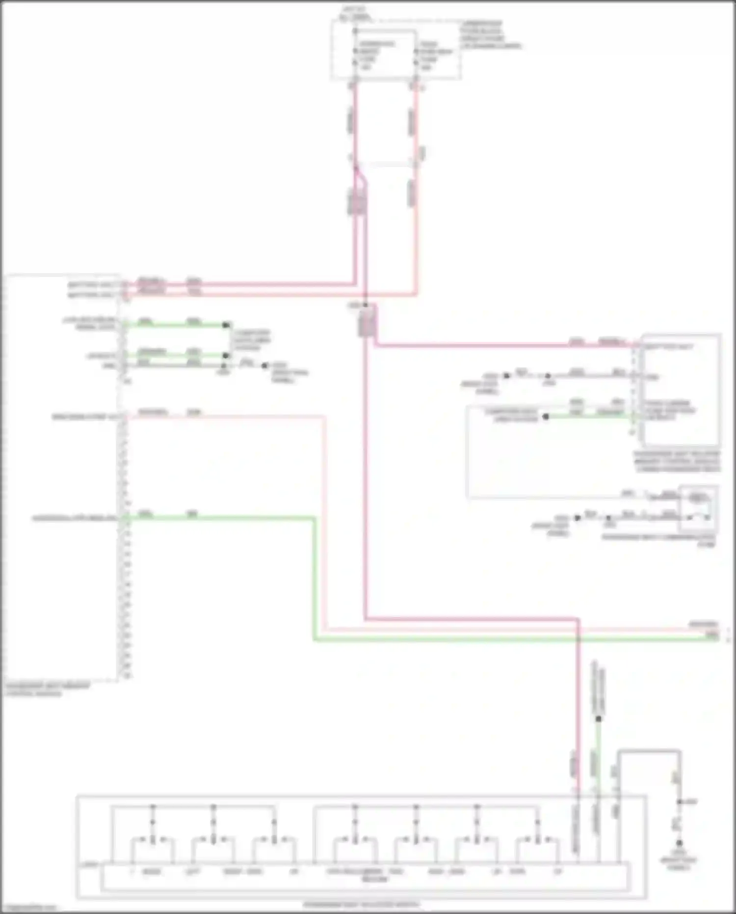 CTS-V Cadillac III (2013-2019): Passenger"s memory seat circuit (1 of 2)