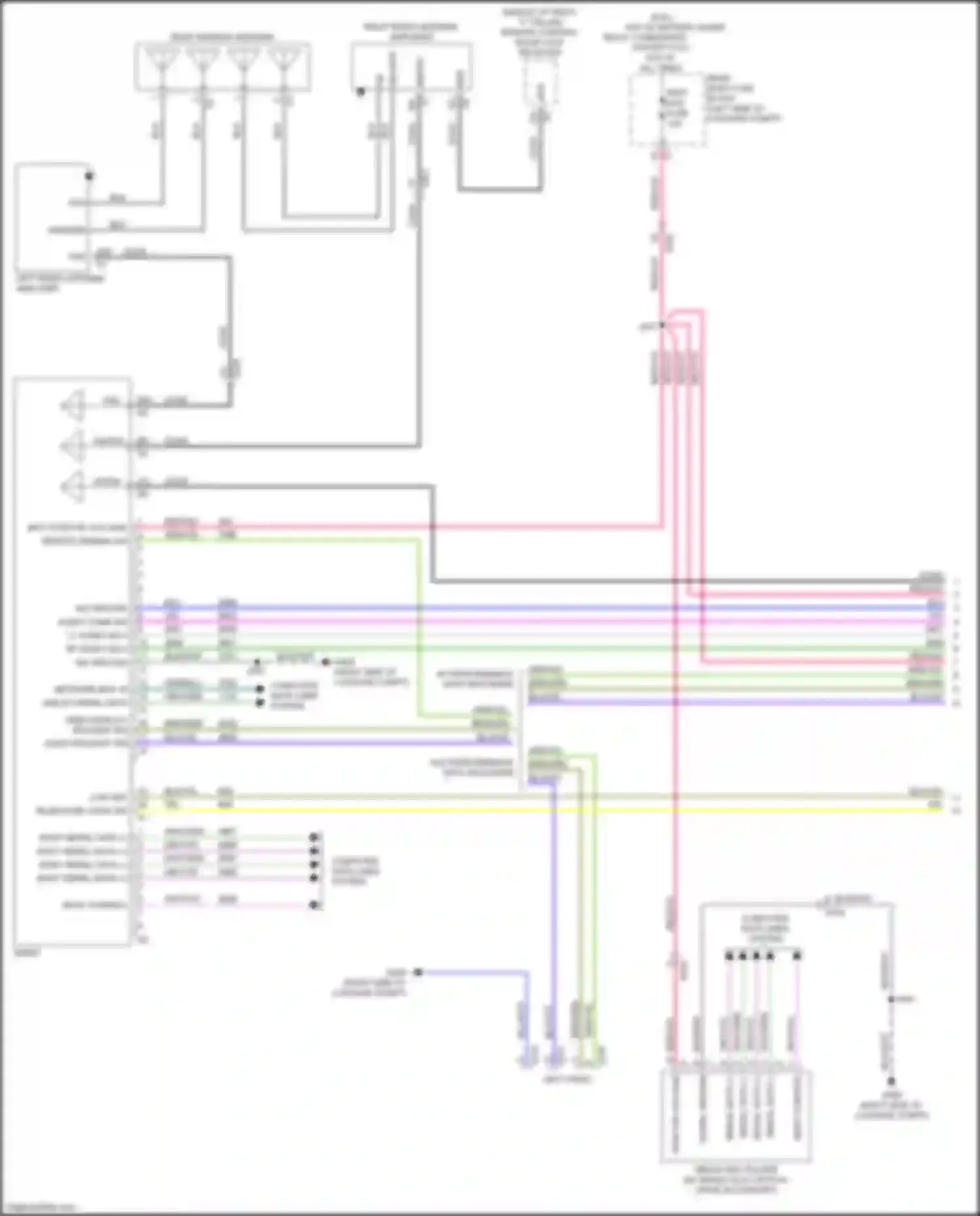CTS-V Cadillac III (2013-2019): Navigation circuit (1 of 6)