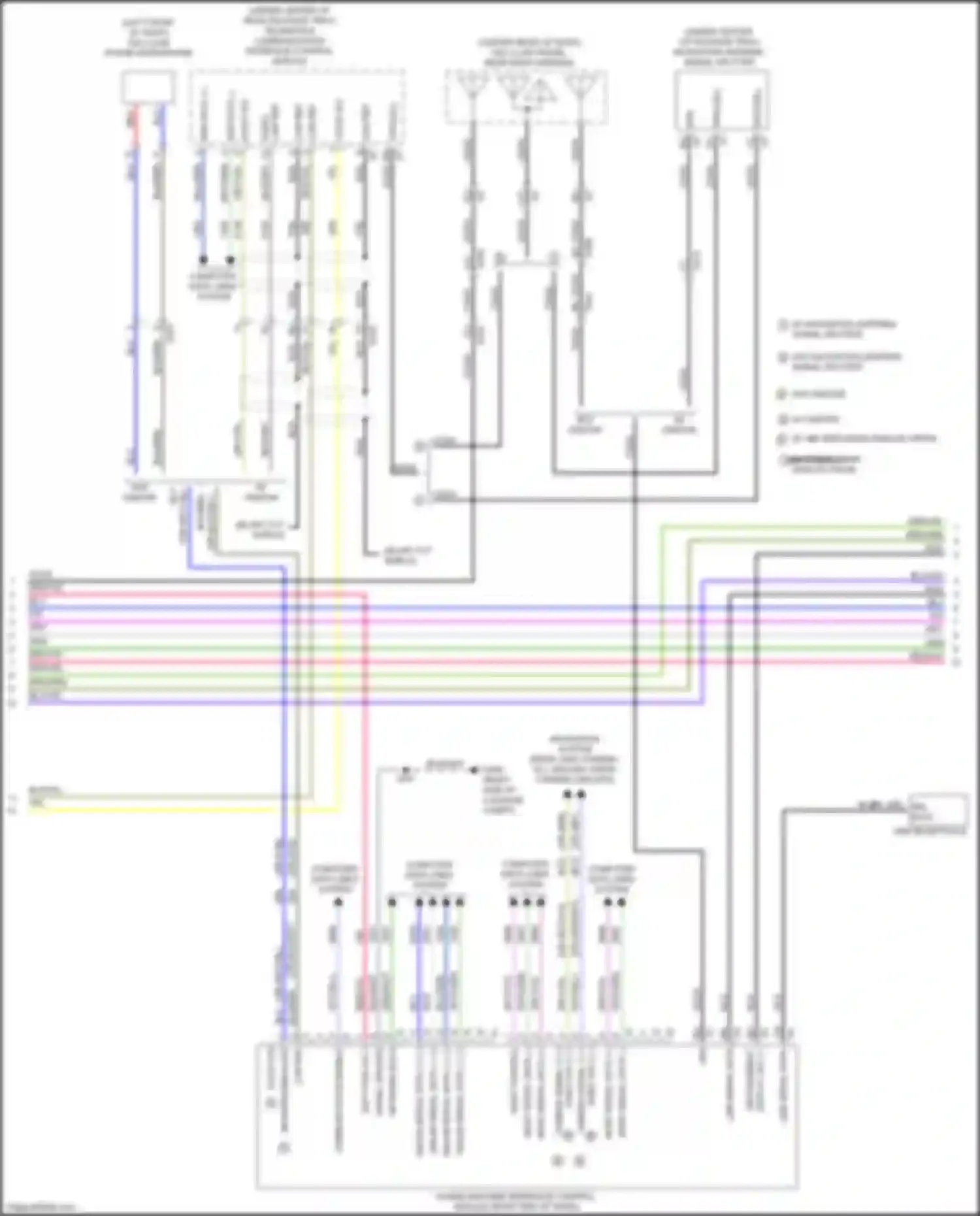 CTS-V Cadillac III (2013-2019): Navigation circuit (2 of 6)