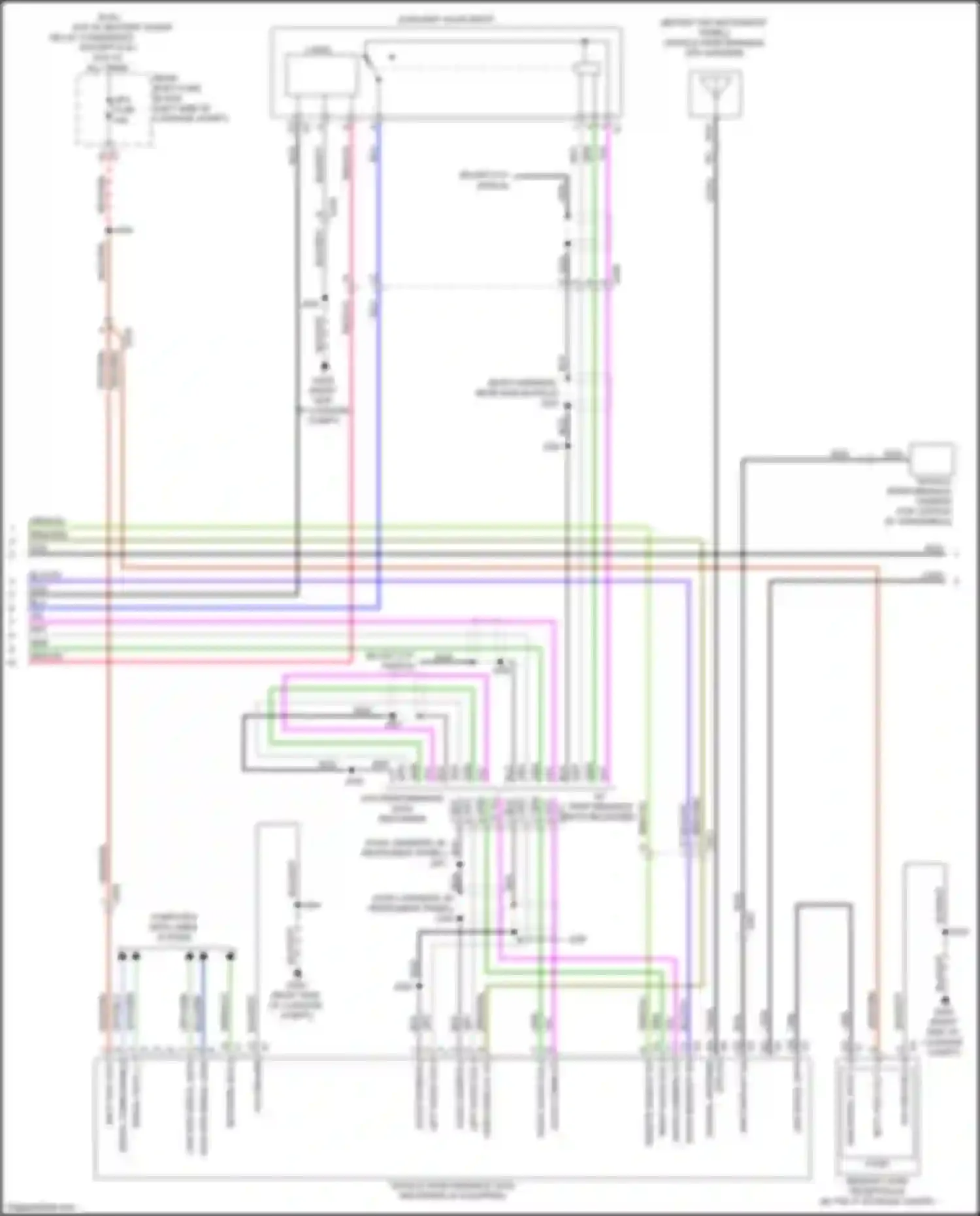 CTS-V Cadillac III (2013-2019): Navigation circuit (3 of 6)