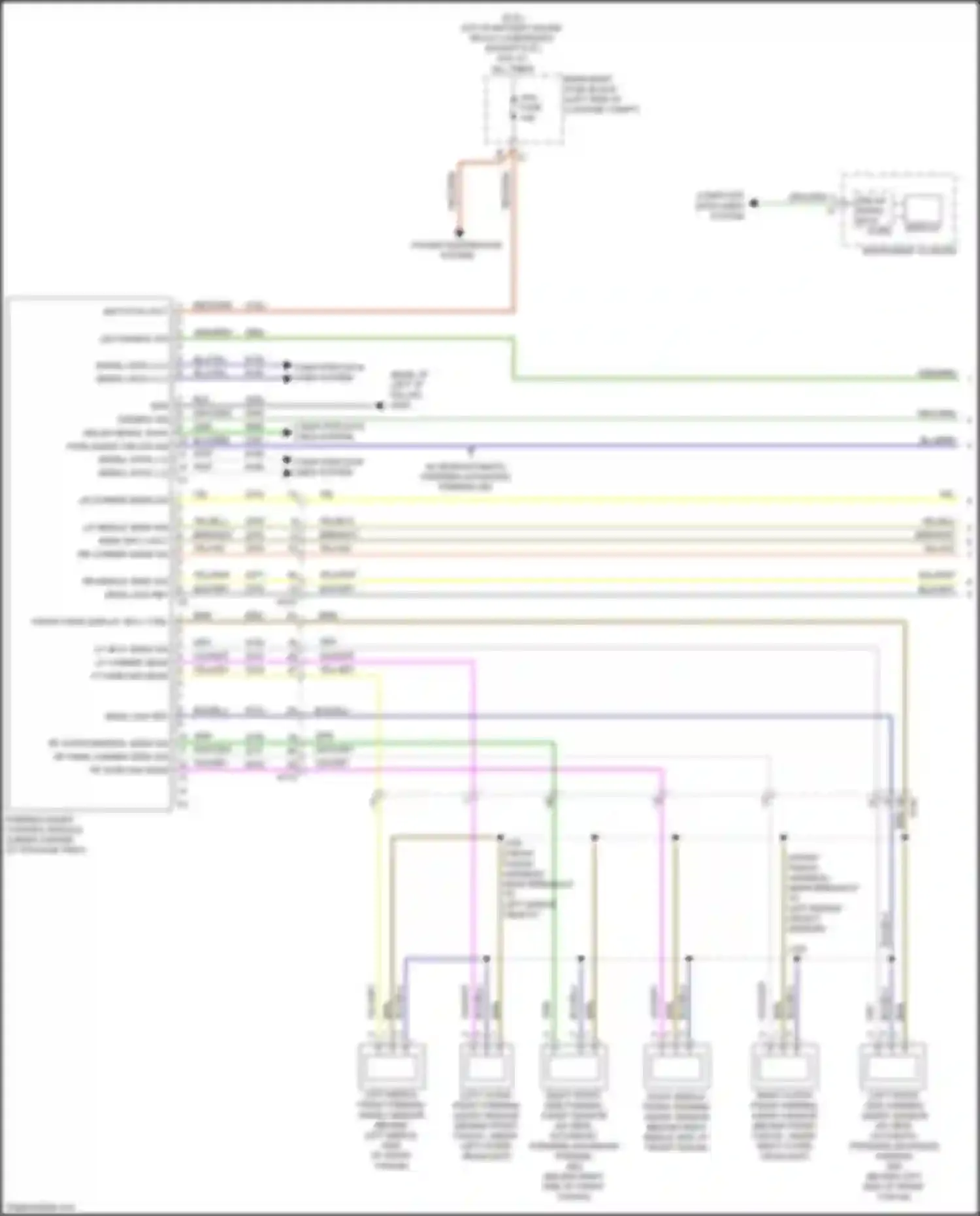 CTS-V Cadillac III (2013-2019): Parking assistant circuit (1 of 2)