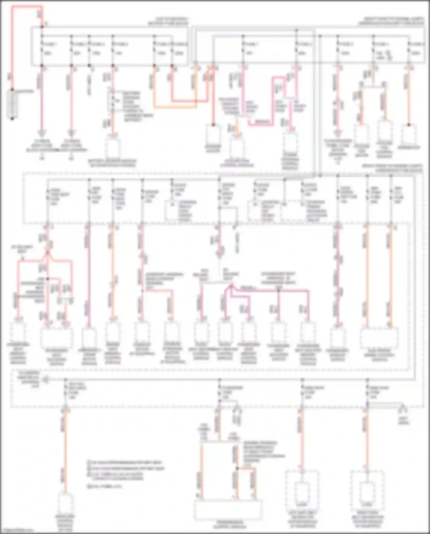 CTS-V Cadillac III (2013-2019): Power distribution circuit (1 of 7)