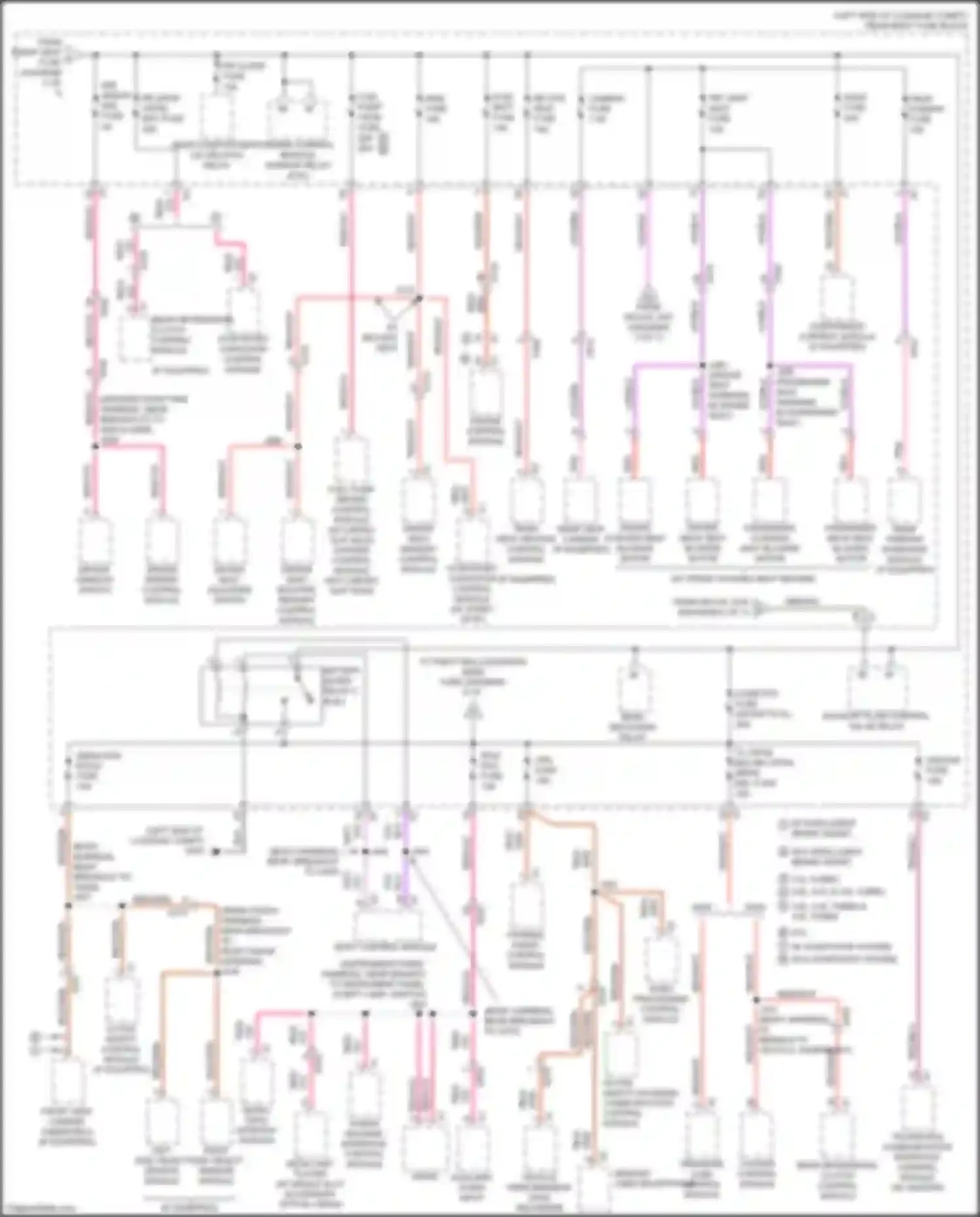 CTS-V Cadillac III (2013-2019): Power distribution circuit (3 of 7)