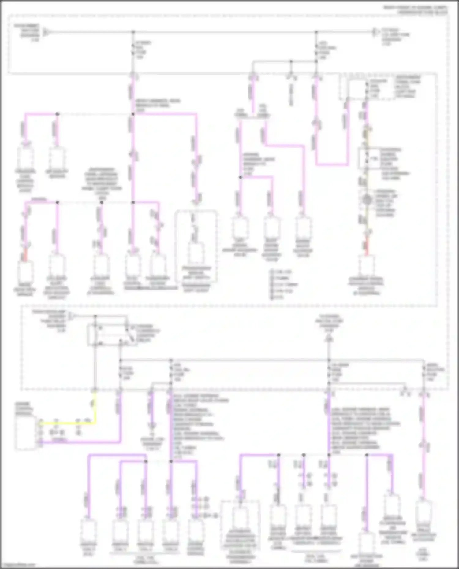 CTS-V Cadillac III (2013-2019): Power distribution circuit (5 of 7)