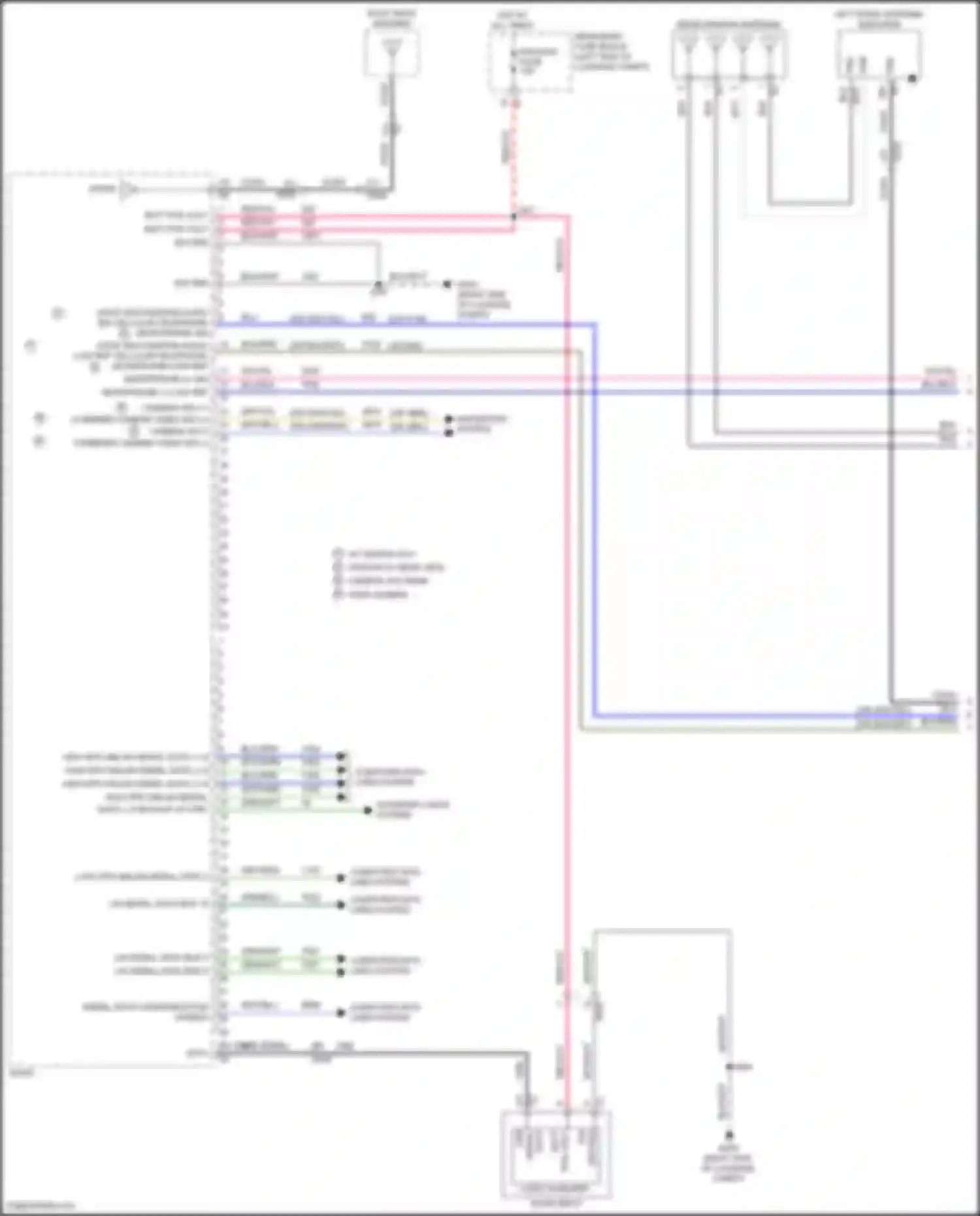 CTS-V Cadillac III (2013-2019): Radio circuit, mid level (1 of 4)