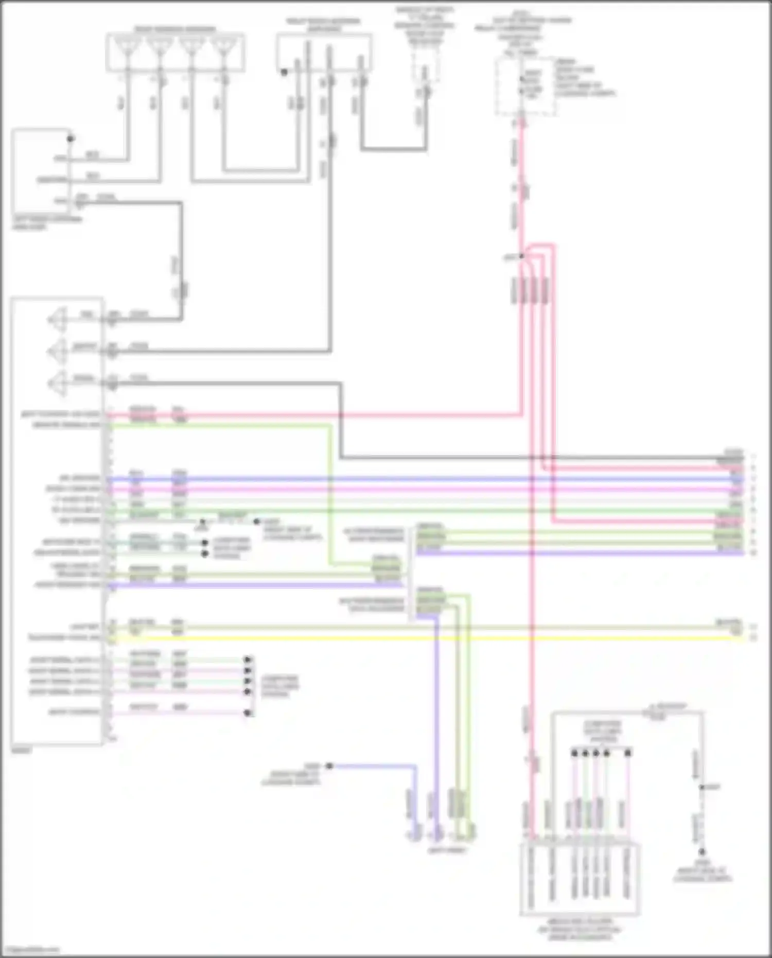 CTS-V Cadillac III (2013-2019): Radio circuit, up level (1 of 6)