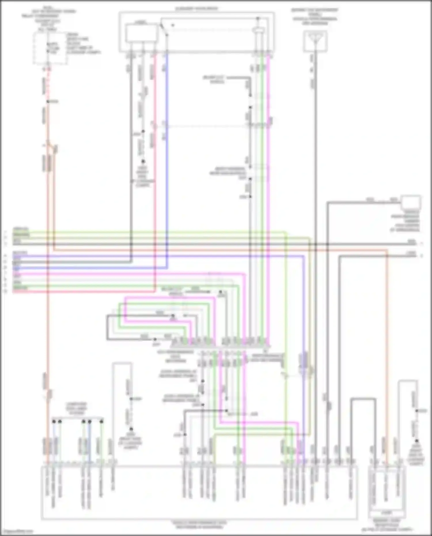 CTS-V Cadillac III (2013-2019): Radio circuit, up level (3 of 6)
