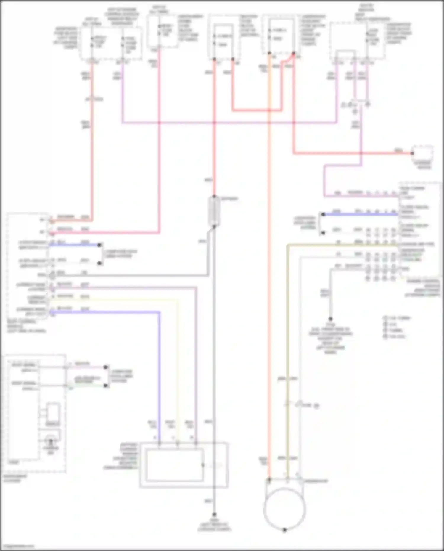 CTS-V Cadillac III (2013-2019): Charging circuit, w/o start-stop system