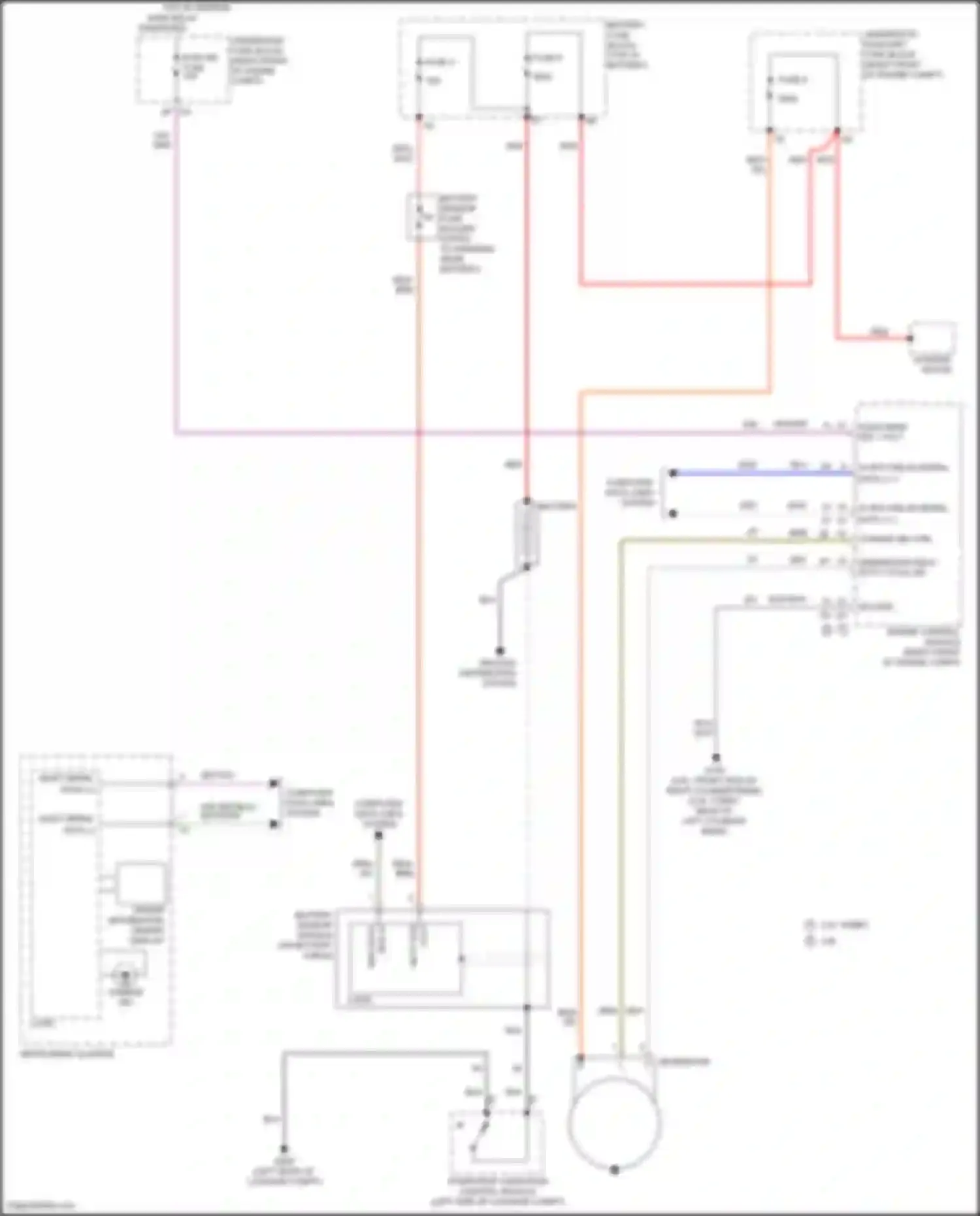 CTS-V Cadillac III (2013-2019): Charging circuit, w/ start-stop system