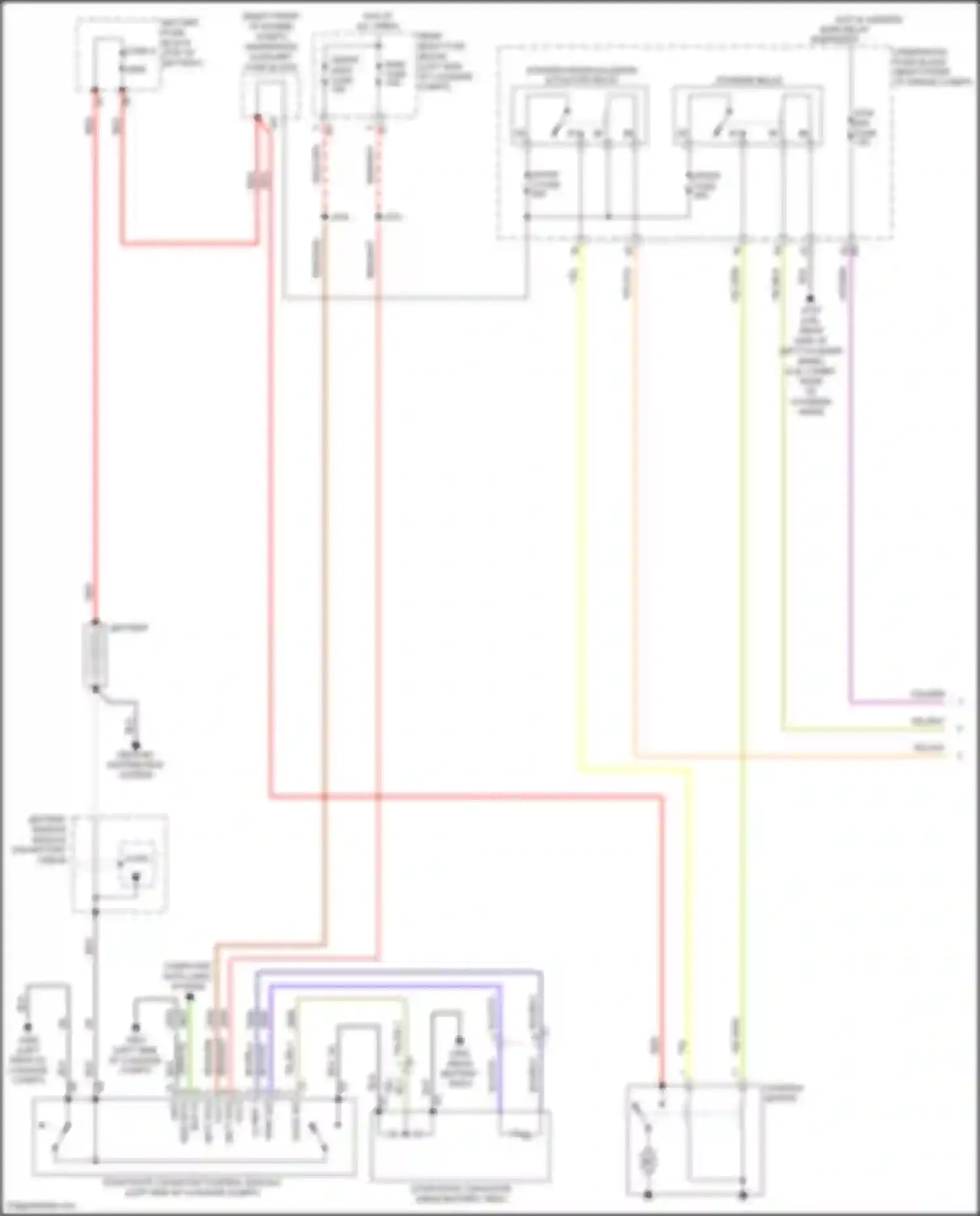 CTS-V Cadillac III (2013-2019): Starting circuit, w/ start-stop system (1 of 2)