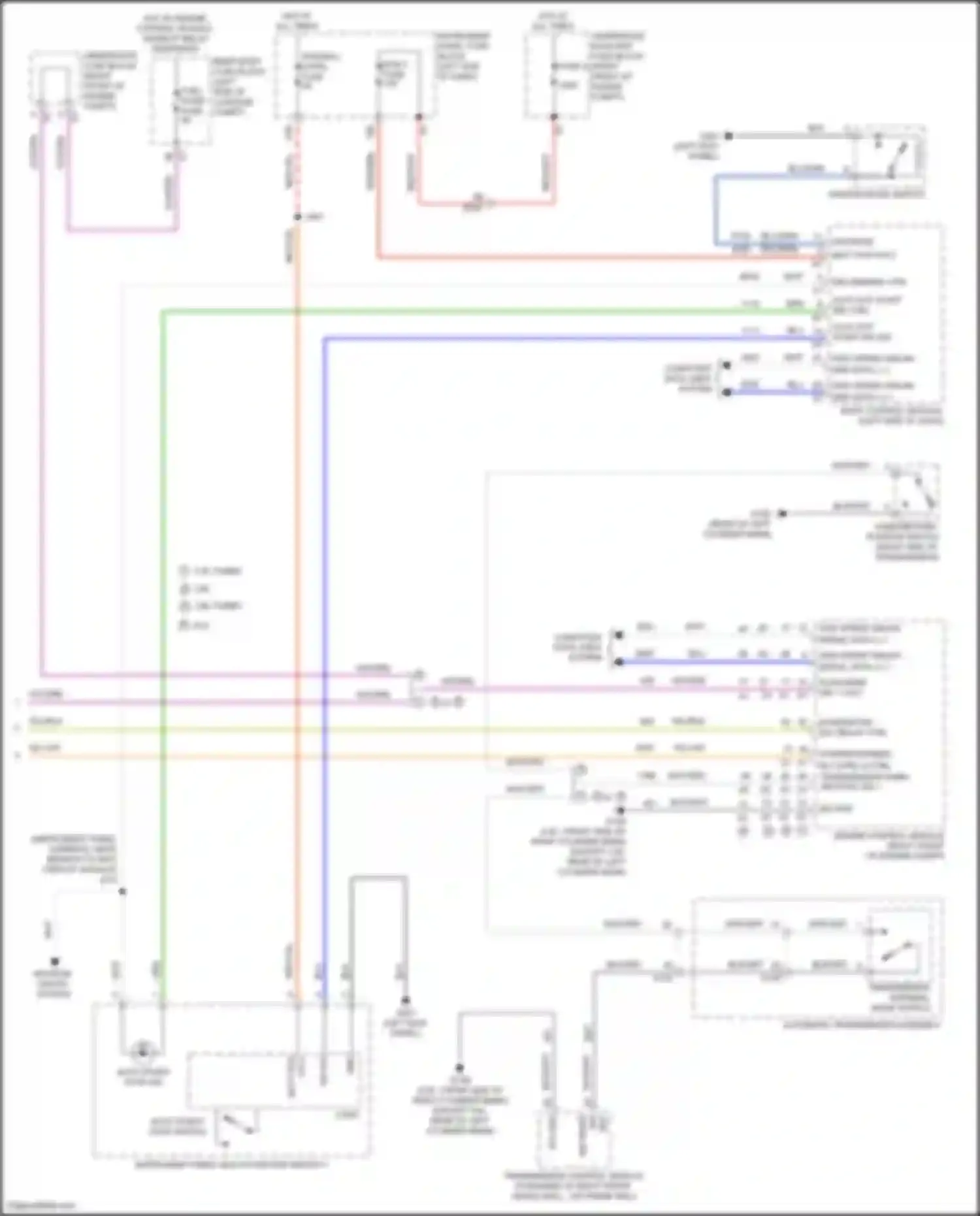 CTS-V Cadillac III (2013-2019): Starting circuit, w/ start-stop system (2 of 2)