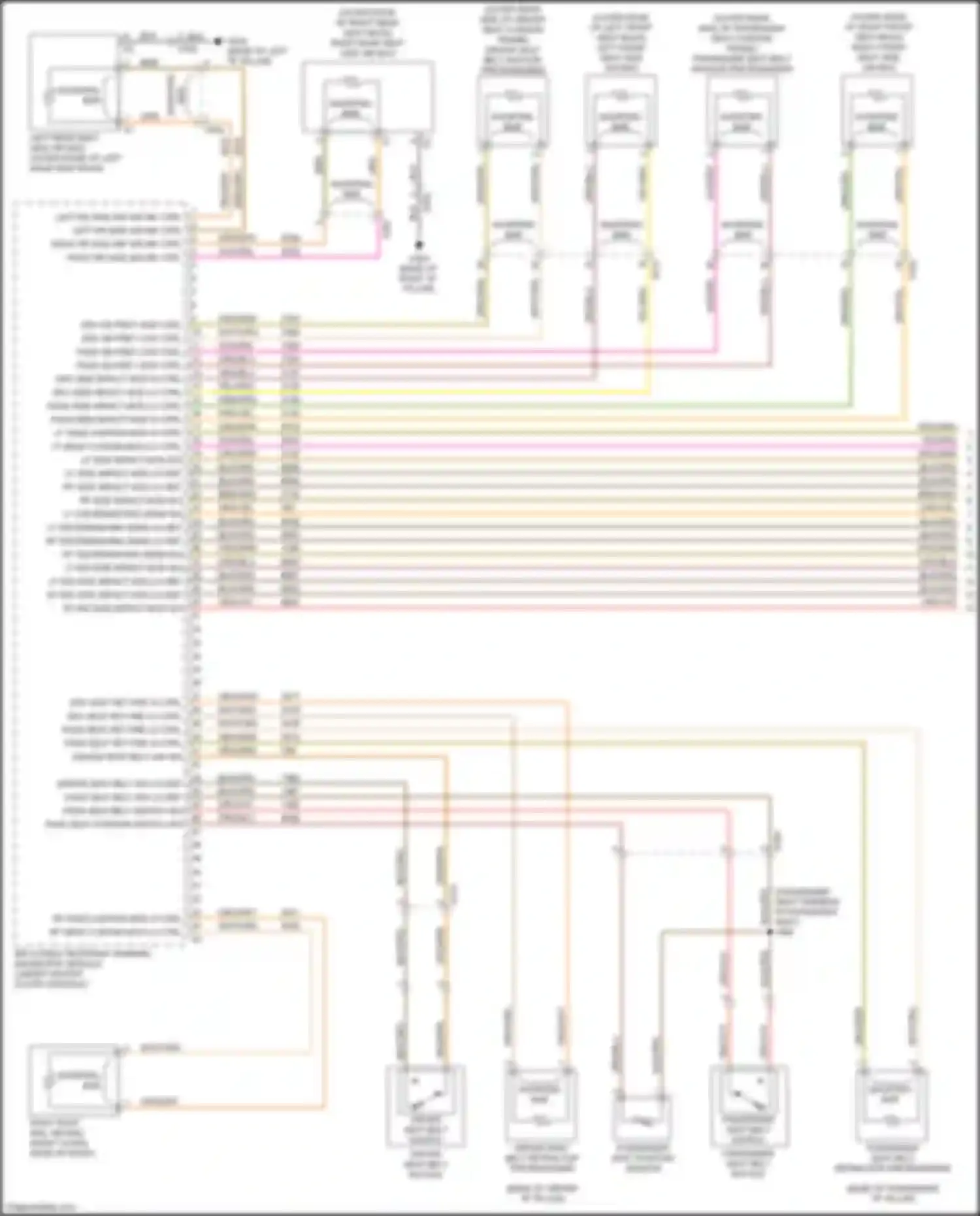 CTS-V Cadillac III (2013-2019): Supplemental restraints circuit (1 of 3)