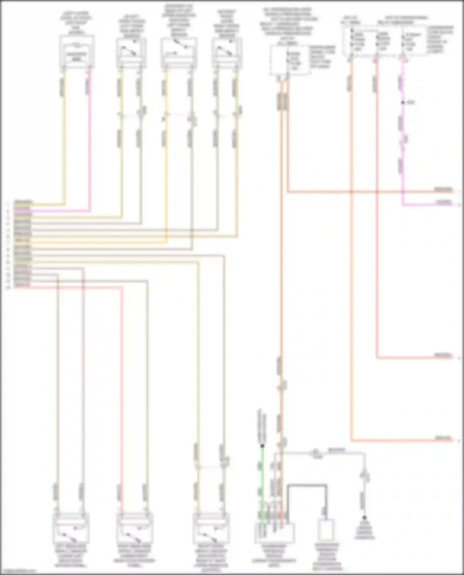 CTS-V Cadillac III (2013-2019): Supplemental restraints circuit (2 of 3)