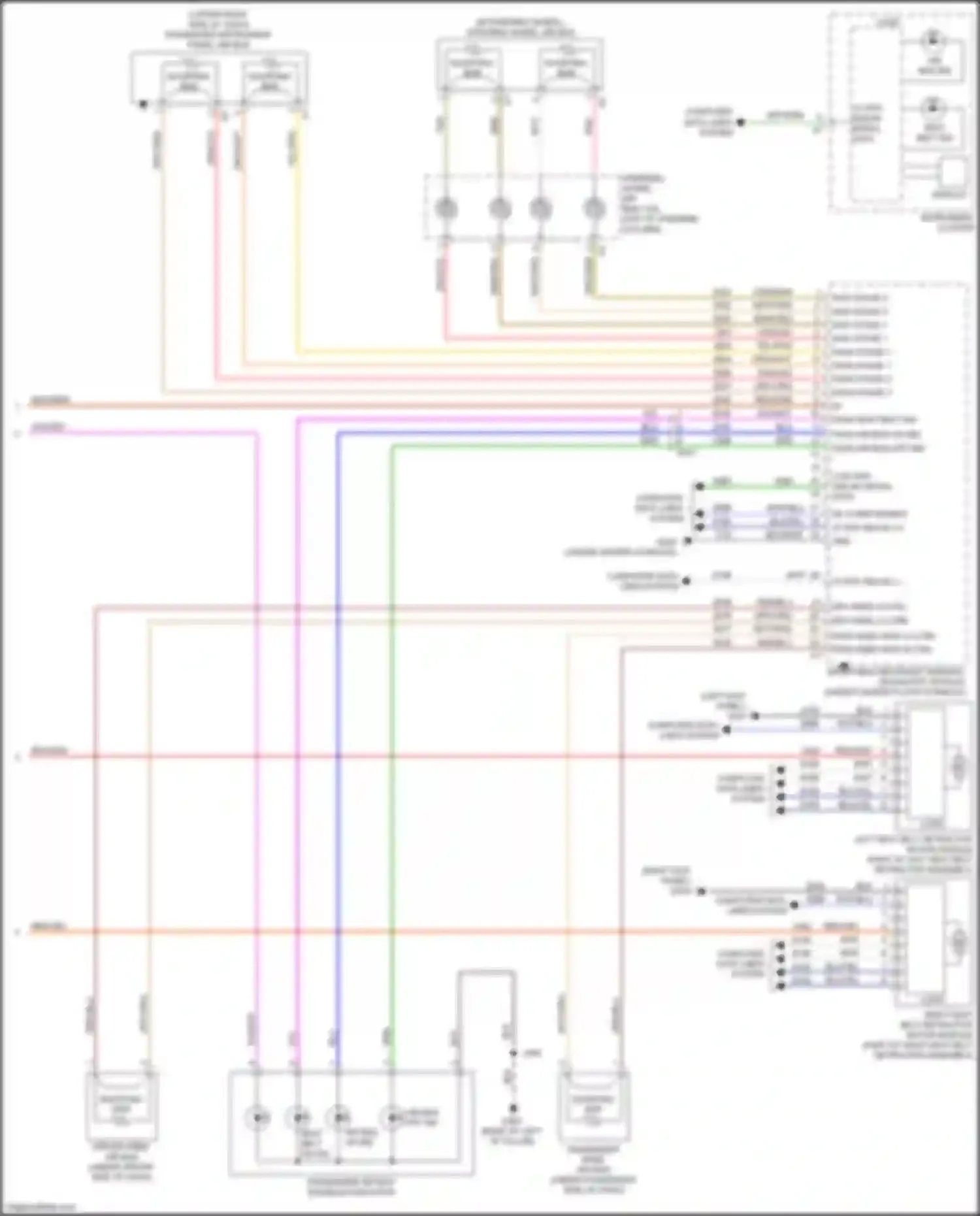 CTS-V Cadillac III (2013-2019): Supplemental restraints circuit (3 of 3)