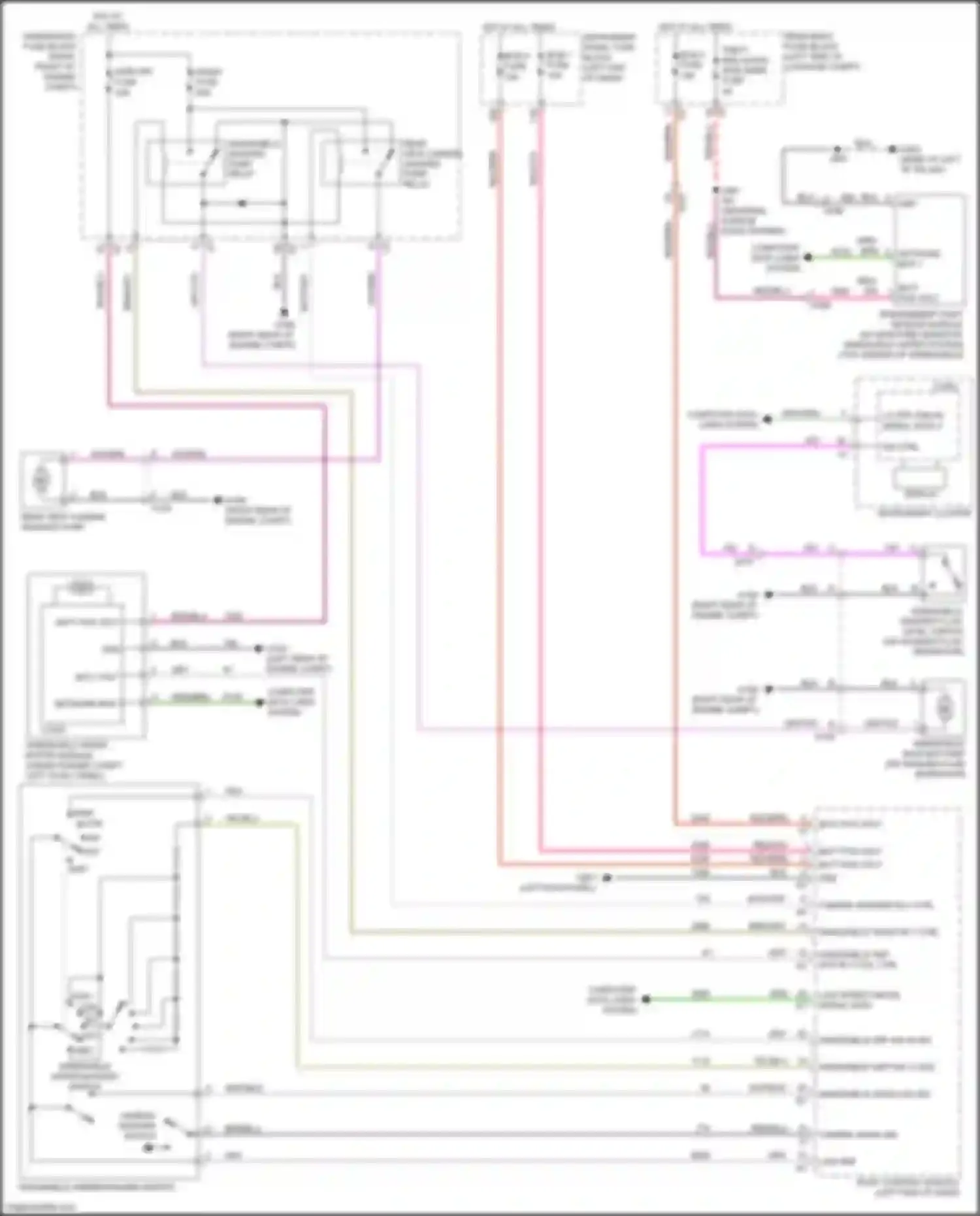 CTS-V Cadillac III (2013-2019): Wiper/washer circuit