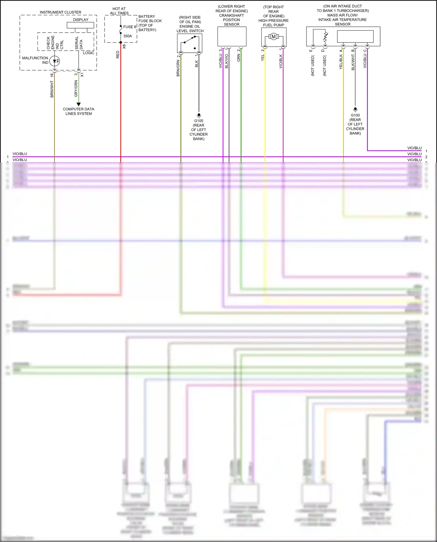 Cadillac CTS-V III (2013-2019) computer data lines system wiring diagram  (110 of 133)