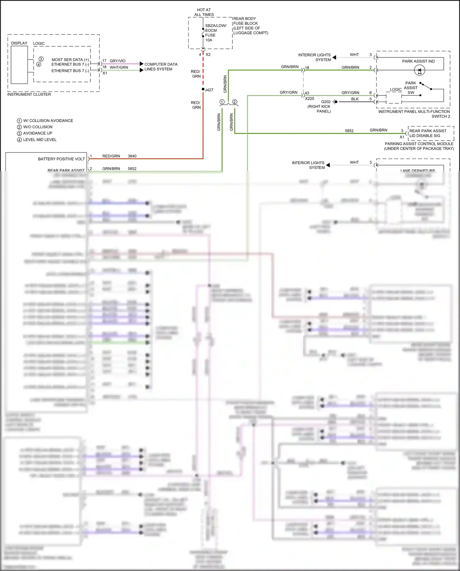 Cadillac CTS-V III (2013-2019) computer data lines system wiring diagram  (71 of 133)