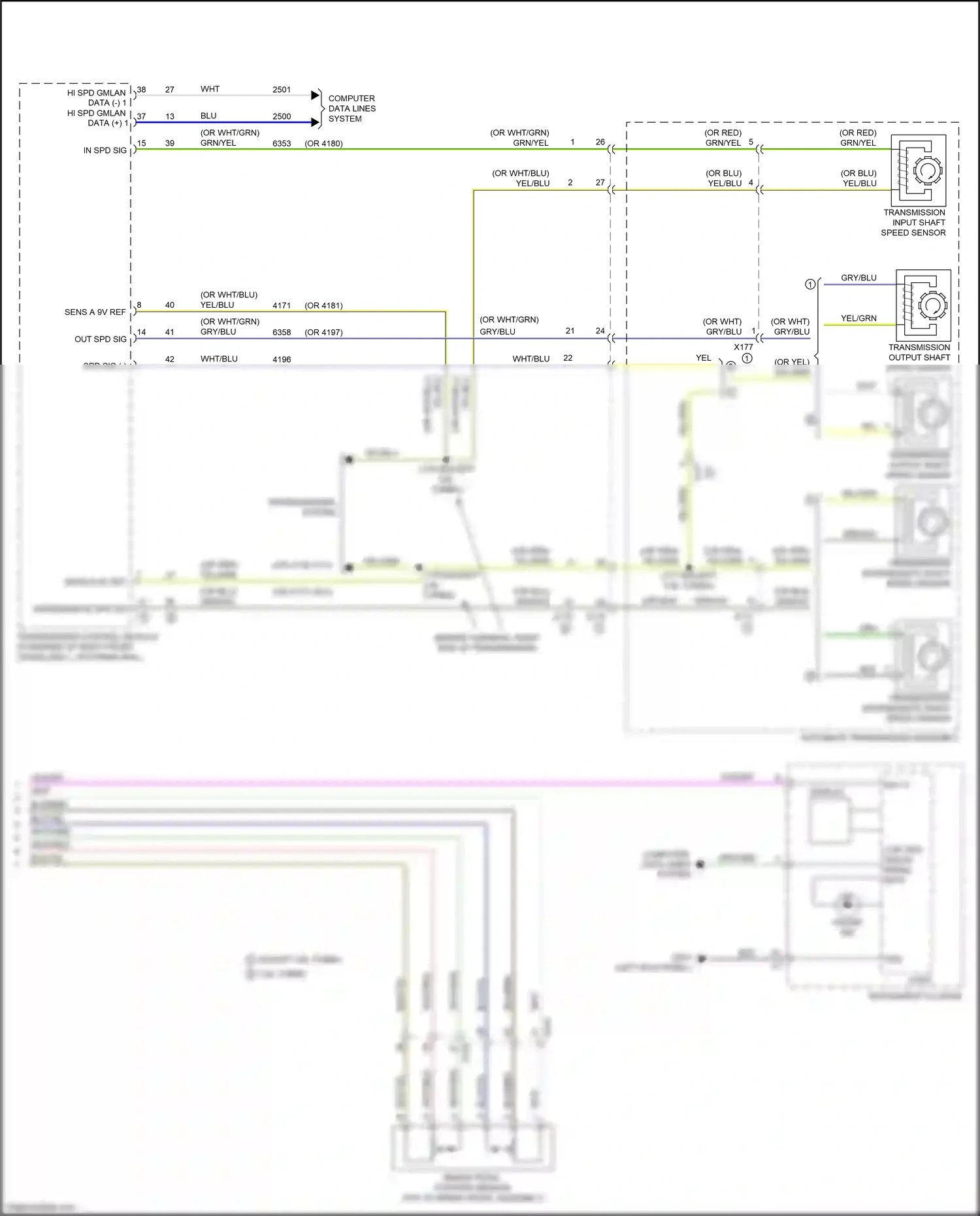 Cadillac CTS-V III (2013-2019) computer data lines system wiring diagram  (57 of 133)