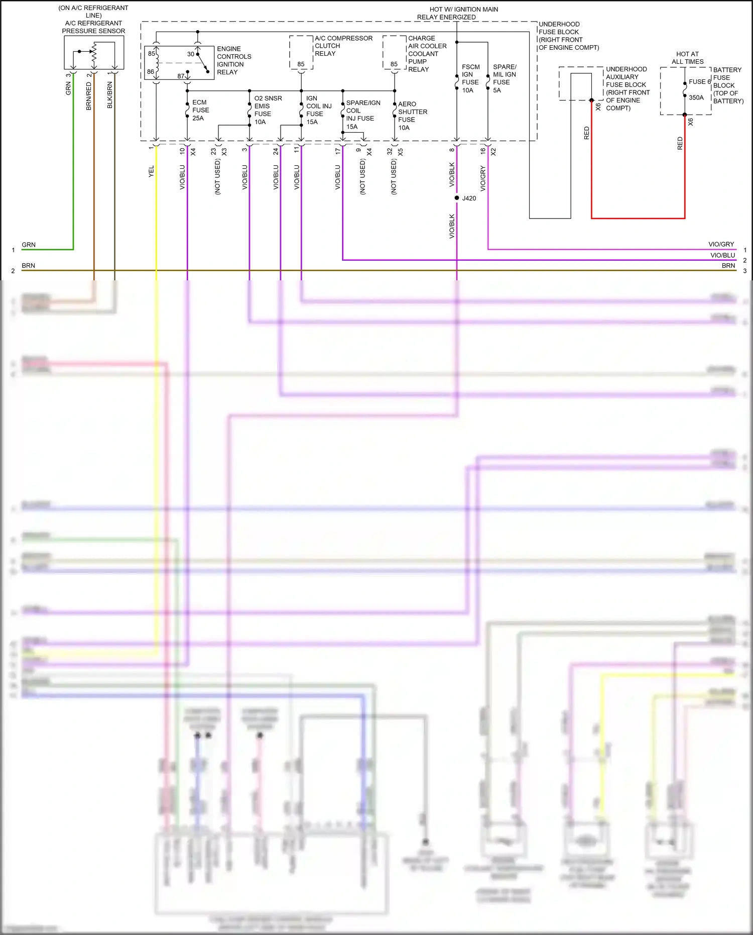 Cadillac CTS-V III (2013-2019) computer data lines system wiring diagram  (119 of 133)