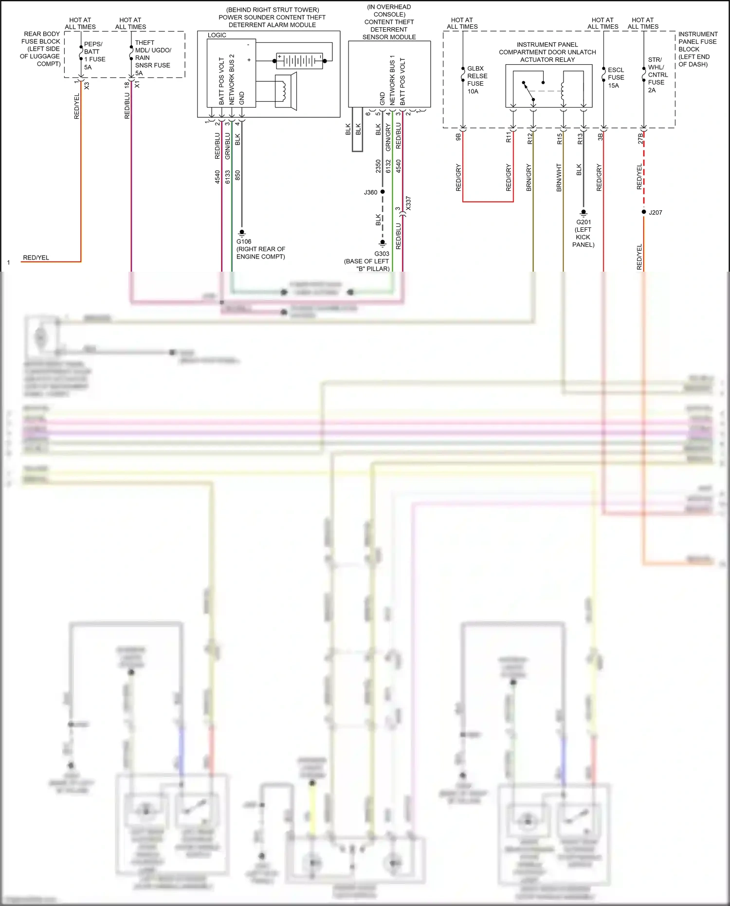 Cadillac CTS-V III (2013-2019) computer data lines system wiring diagram  (77 of 133)
