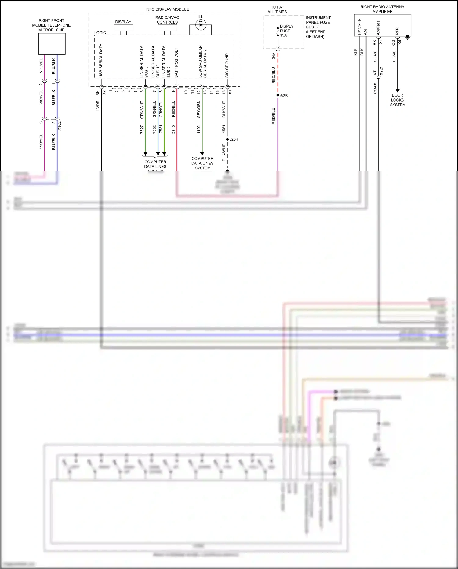 Cadillac CTS-V III (2013-2019) computer data lines system wiring diagram  (33 of 133)