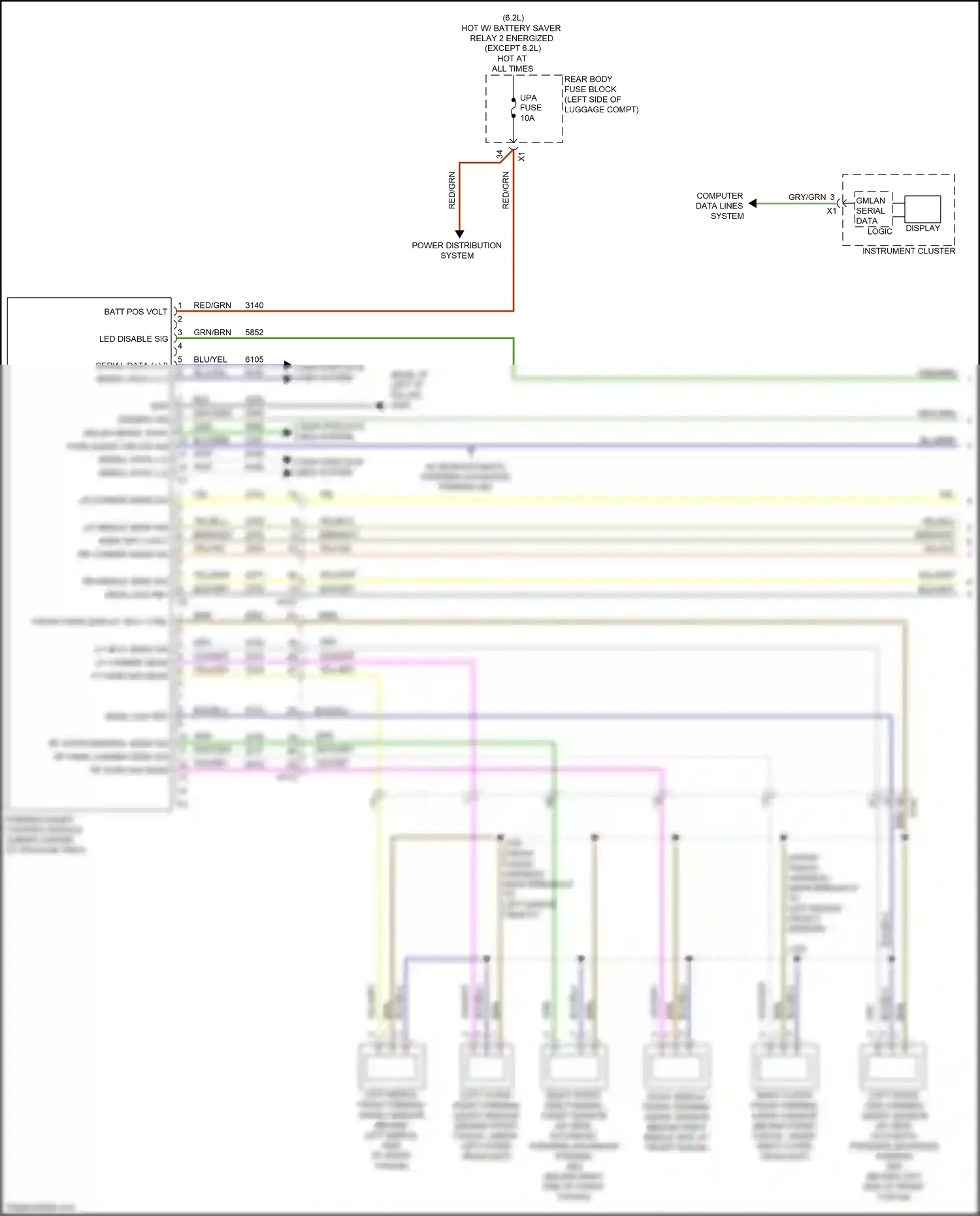 Cadillac CTS-V III (2013-2019) computer data lines system wiring diagram  (8 of 133)