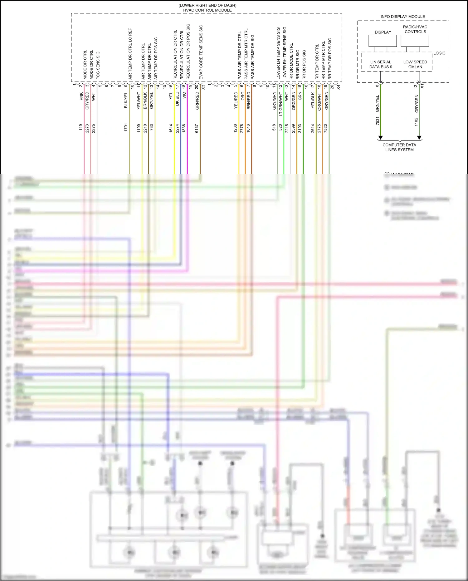 Cadillac CTS-V III (2013-2019) computer data lines system wiring diagram  (53 of 133)