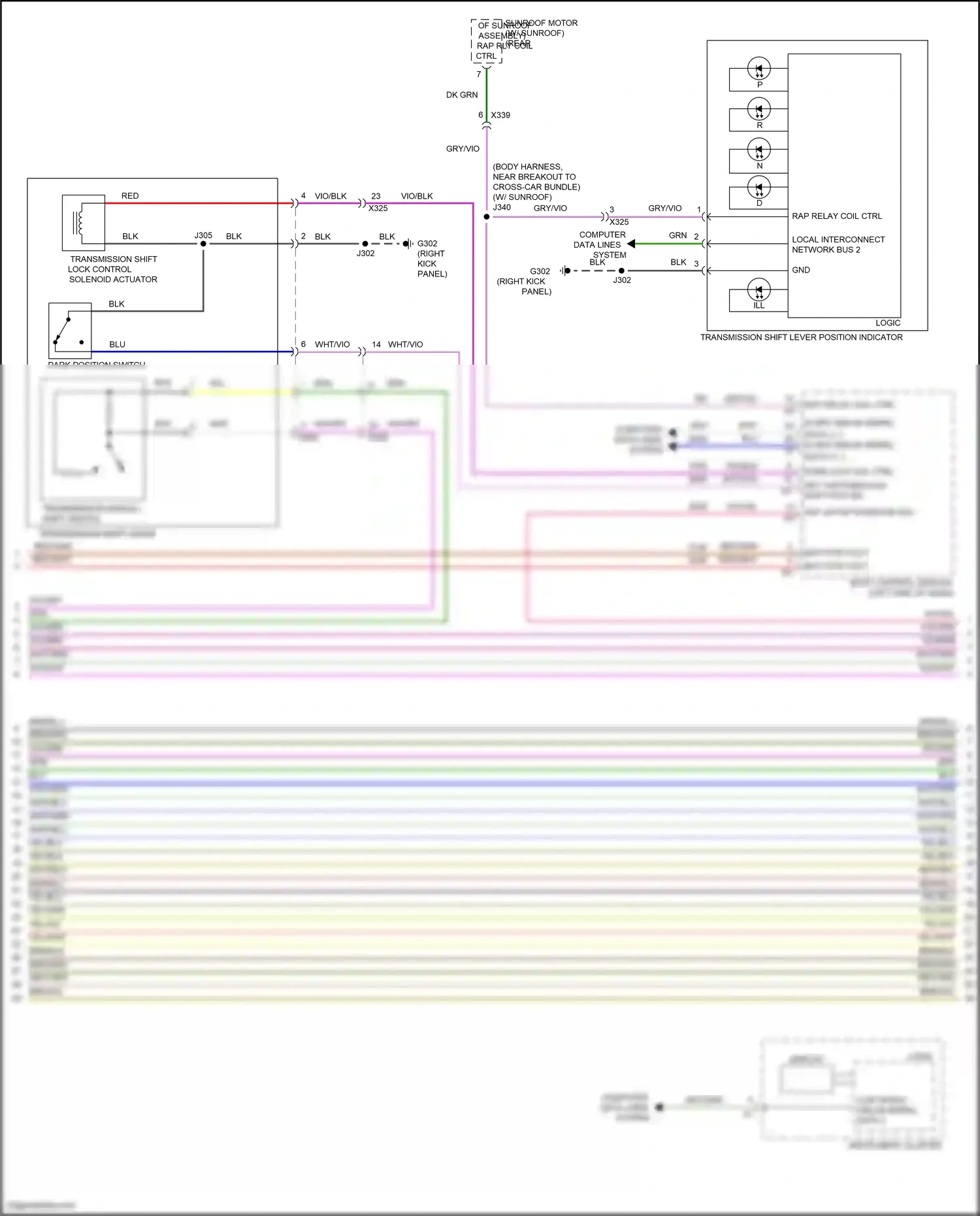 Cadillac CTS-V III (2013-2019) computer data lines wiring diagram  (2 of 2)