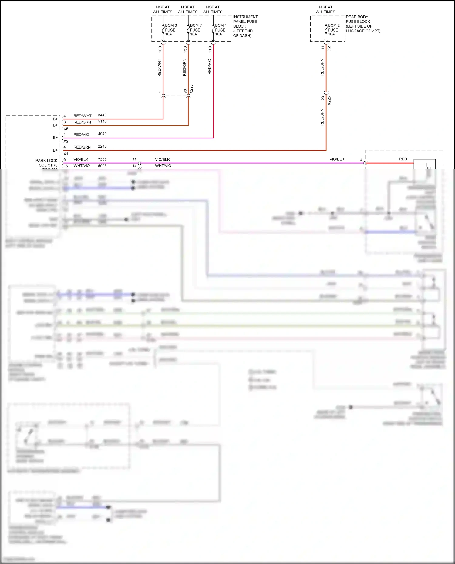 Cadillac CTS-V III (2013-2019) engine control module wiring diagram  (9 of 33)