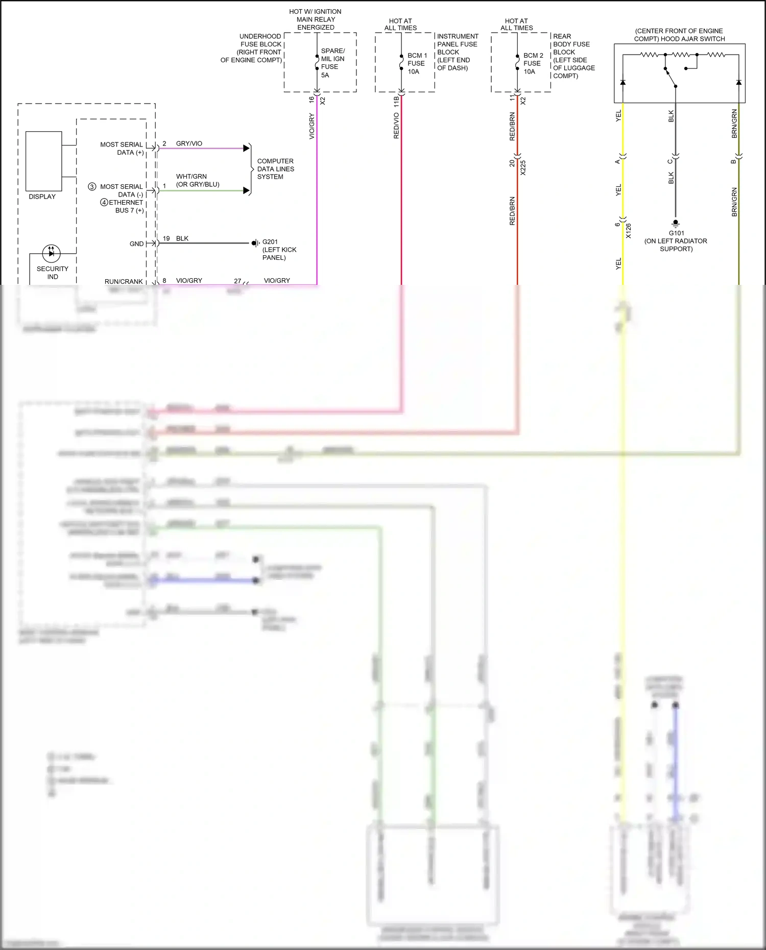 Cadillac CTS-V III (2013-2019) engine control module wiring diagram  (19 of 33)