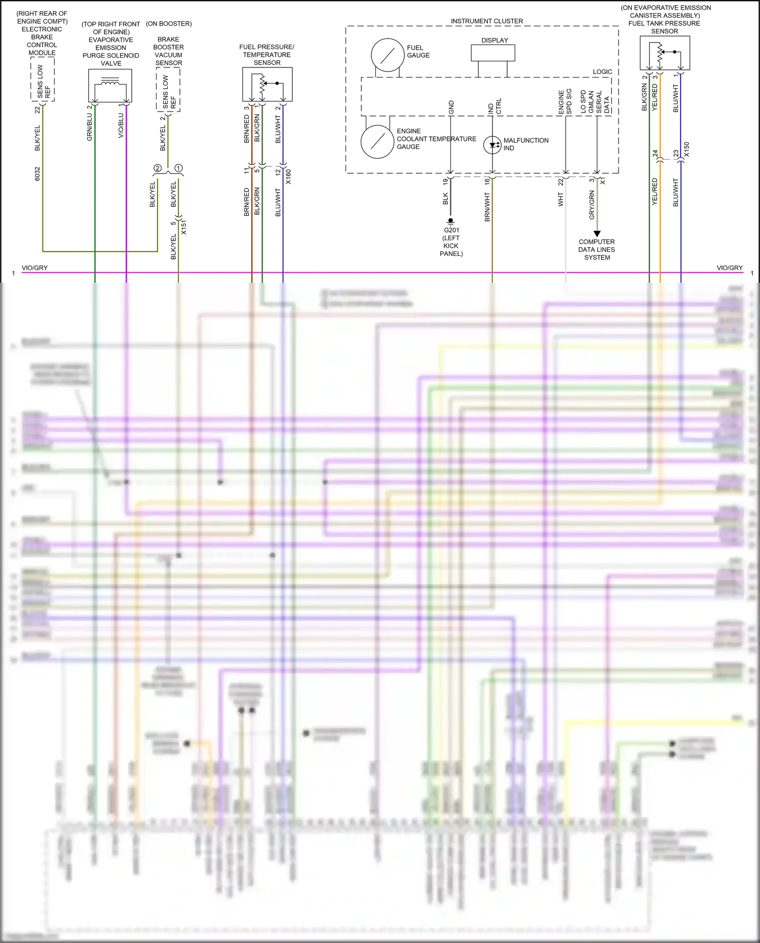 Cadillac CTS-V III (2013-2019) engine control module wiring diagram  (25 of 33)