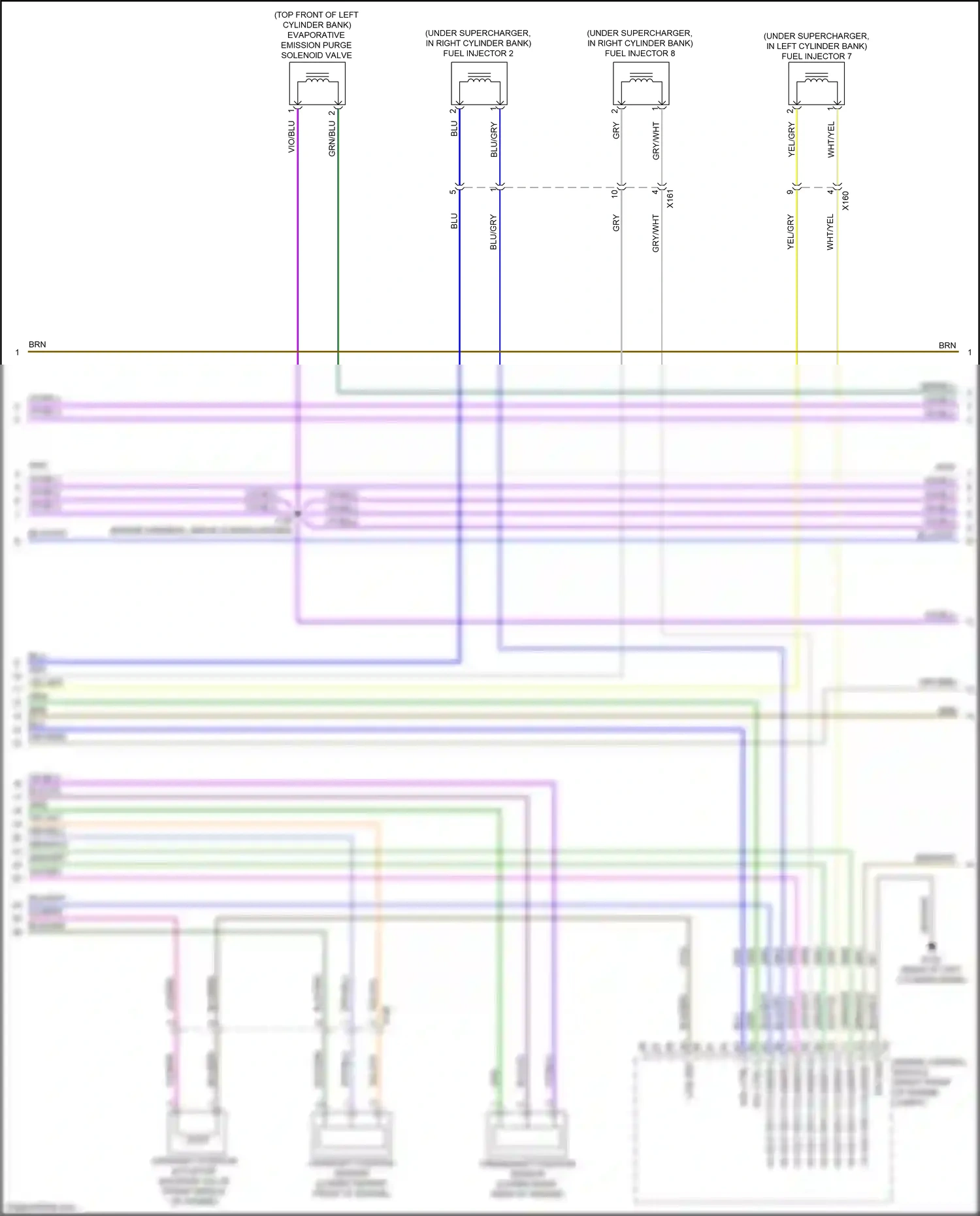 Cadillac CTS-V III (2013-2019) engine control module wiring diagram  (32 of 33)