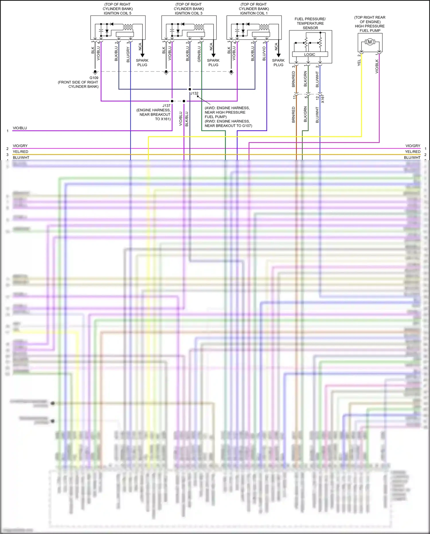 Cadillac CTS-V III (2013-2019) engine control module wiring diagram  (29 of 33)