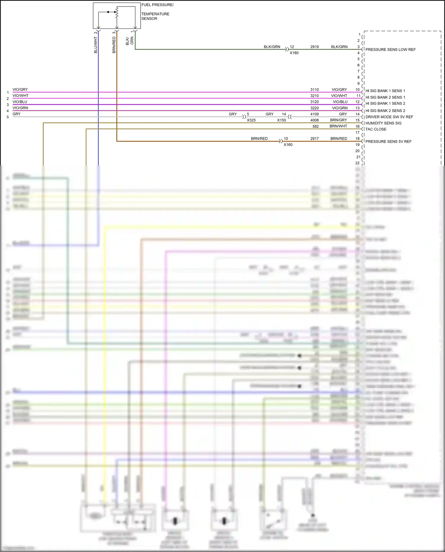 Cadillac CTS-V III (2013-2019) engine control module wiring diagram  (33 of 33)